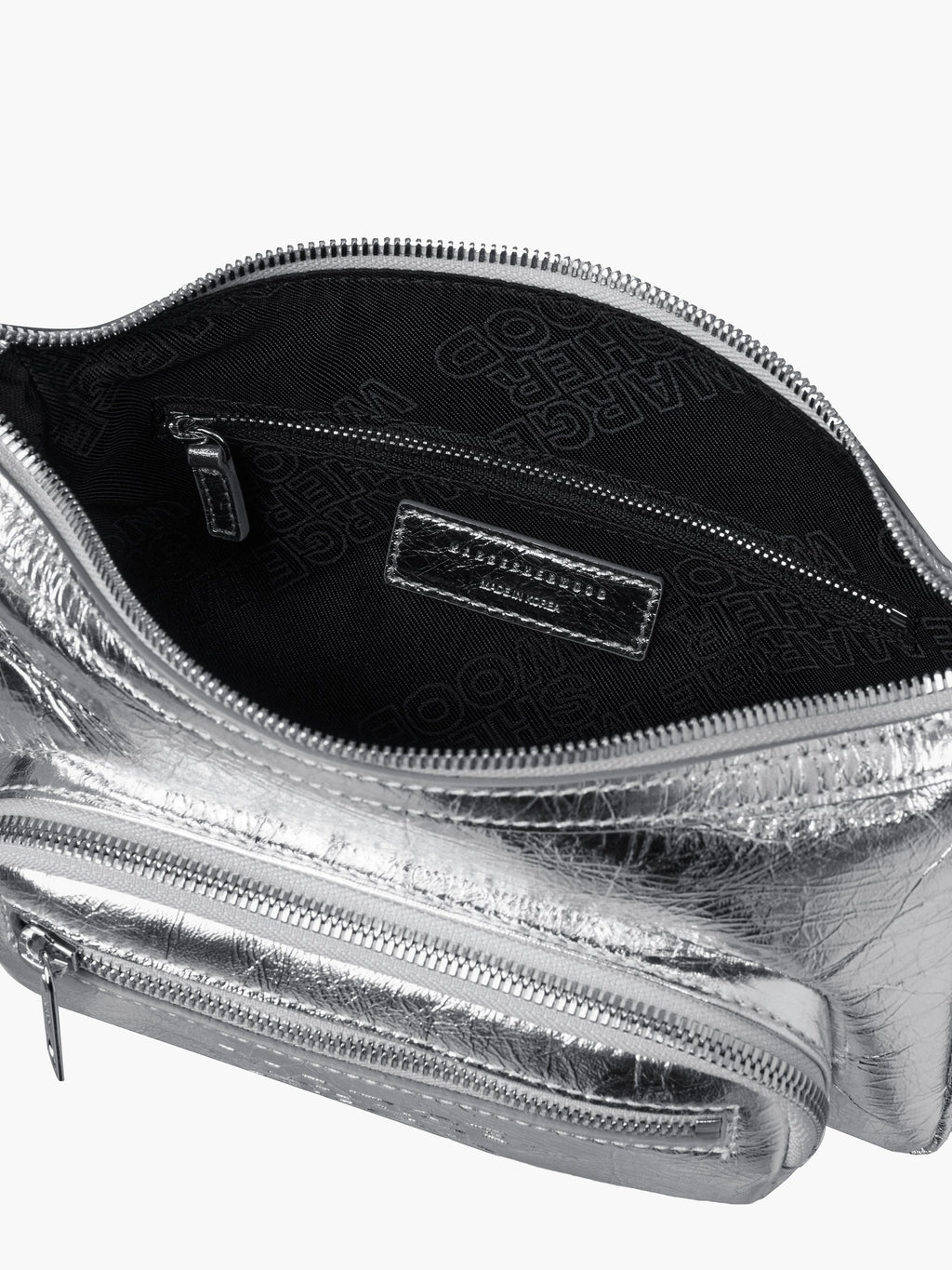 Marge Sherwood - Outpocket Hobo Mini (Silver Crinkle) product image 8 | TRAB K-Fashion Australia