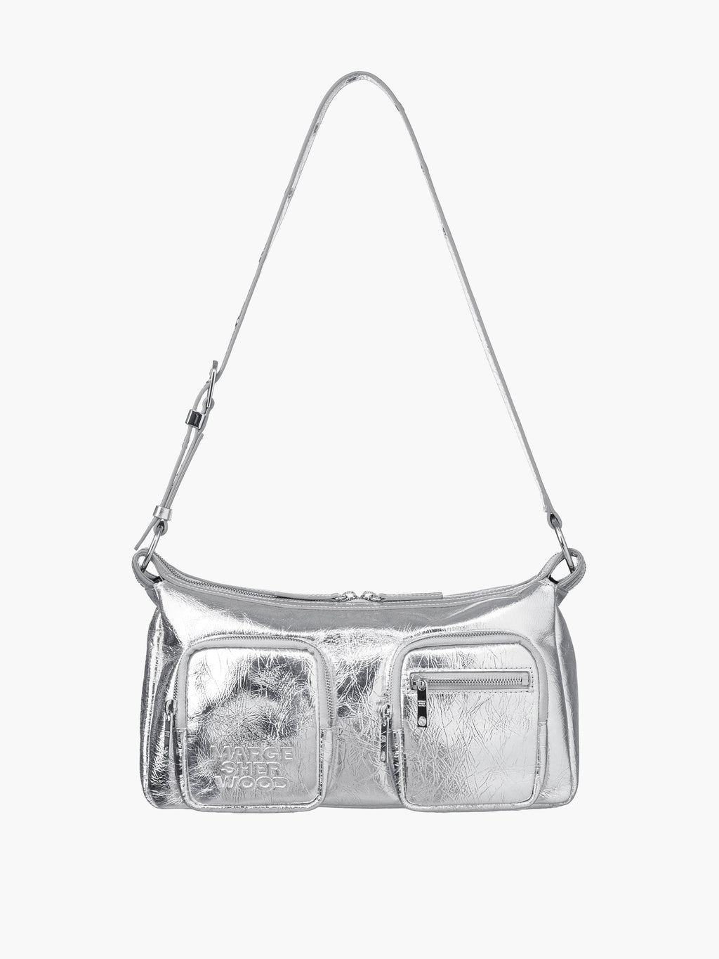 Marge Sherwood - Outpocket Hobo (Silver Crinkle) product image 6 | TRAB K-Fashion Australia