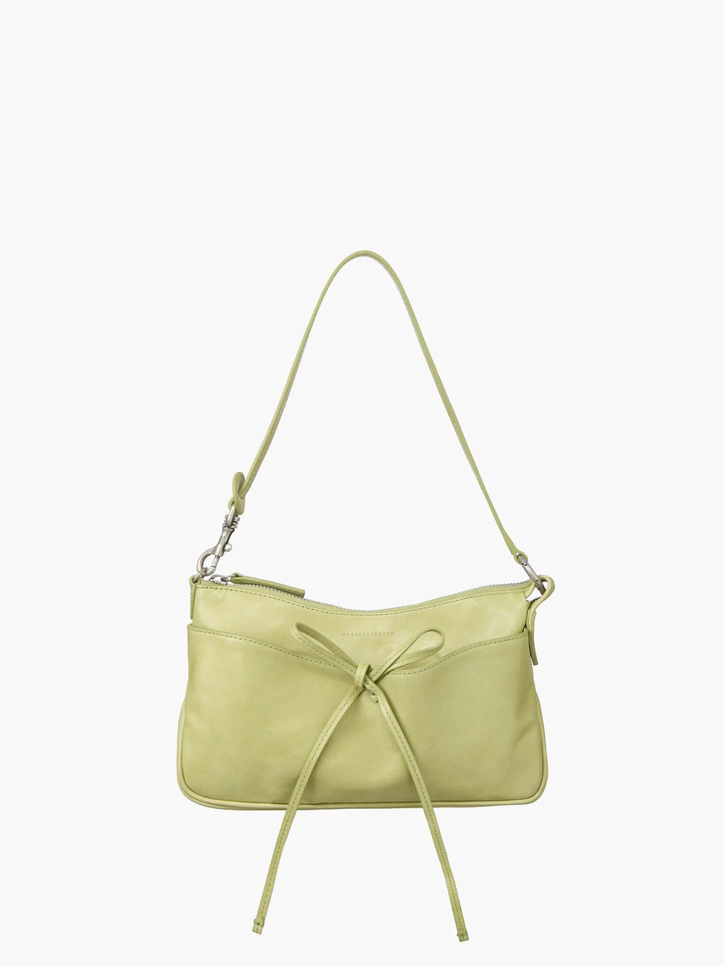 Marge Sherwood - Ribbon Pochette (Avocado Pull-Up) product image 1 | TRAB K-Fashion Australia