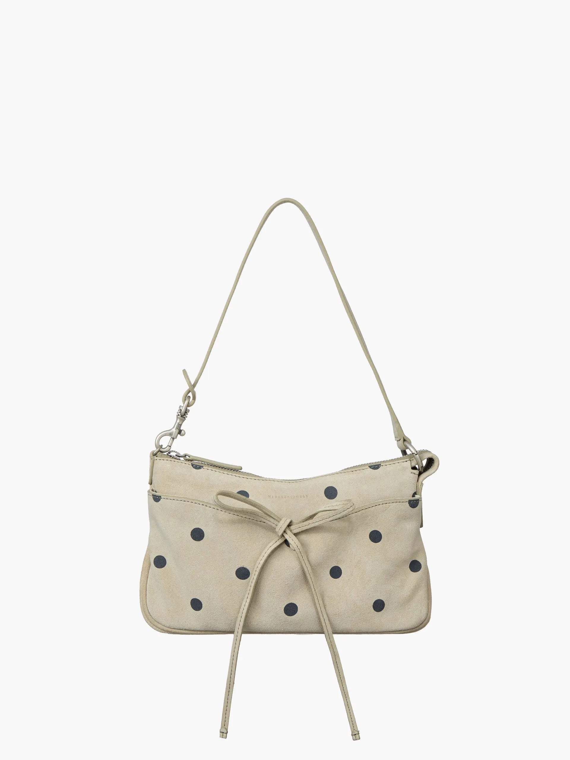 Marge Sherwood - Ribbon Pochette (Blond Wood Printed Suede) product image 1 | TRAB K-Fashion Australia