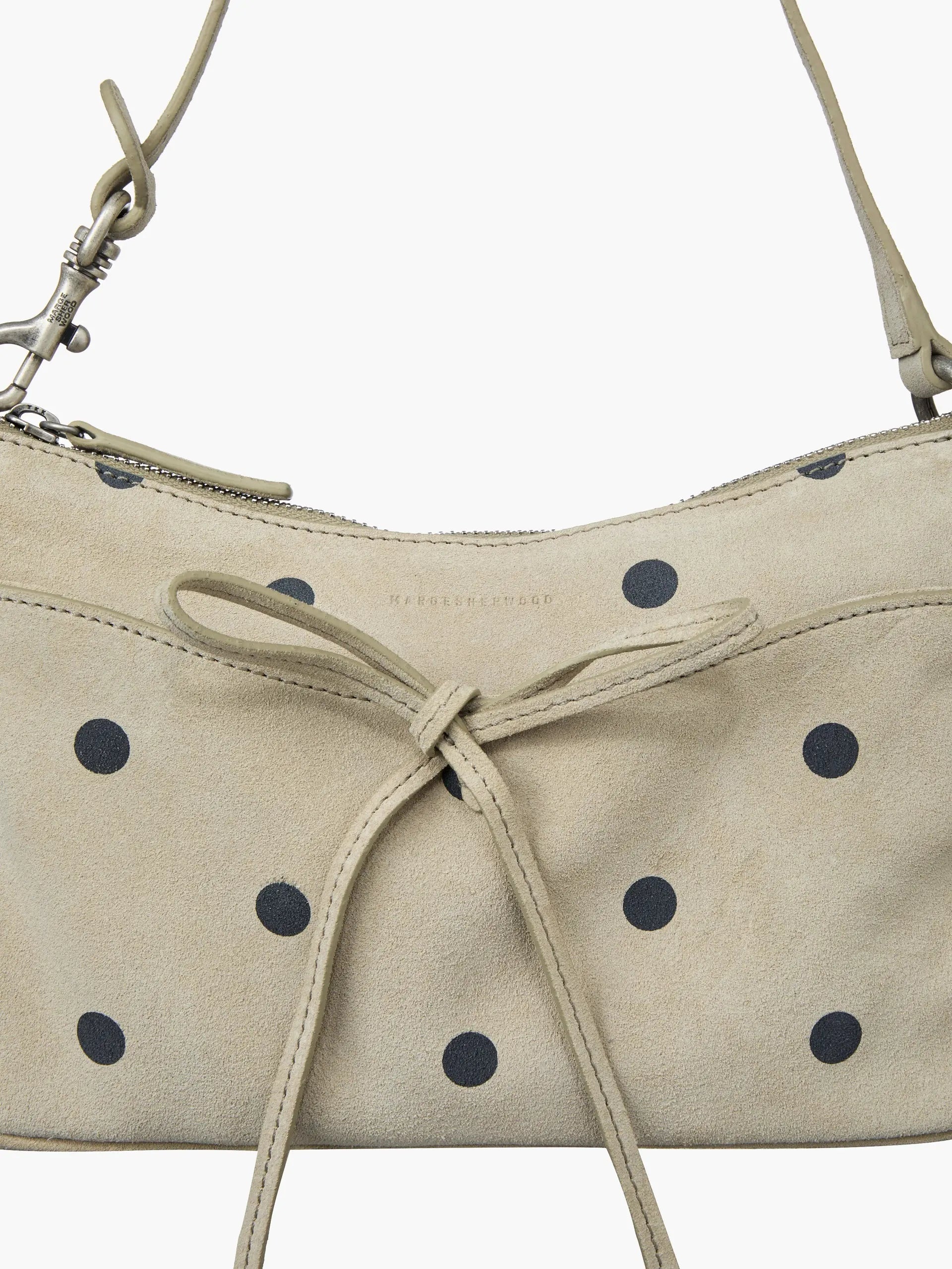 Marge Sherwood - Ribbon Pochette (Blond Wood Printed Suede) product image 6 | TRAB K-Fashion Australia