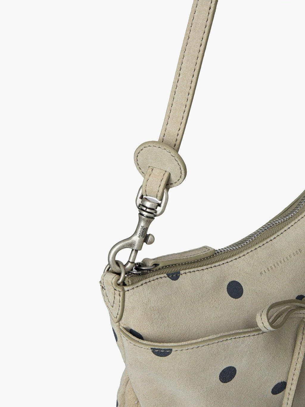 Marge Sherwood - Ribbon Pochette (Blond Wood Printed Suede) product image 7 | TRAB K-Fashion Australia