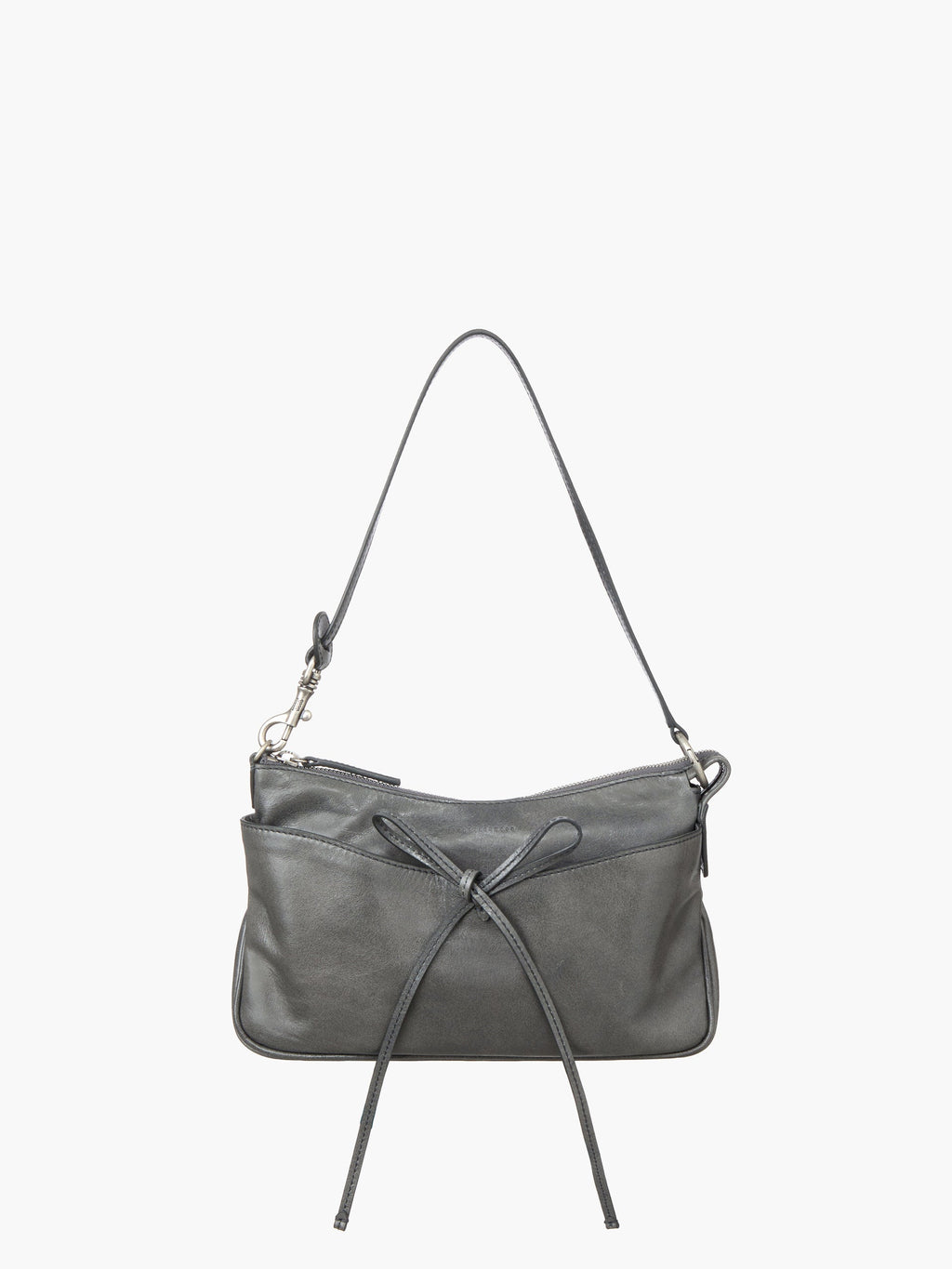 Marge Sherwood - Ribbon Pochette (Grey Semi Veg) product image 1 | TRAB K-Fashion Australia