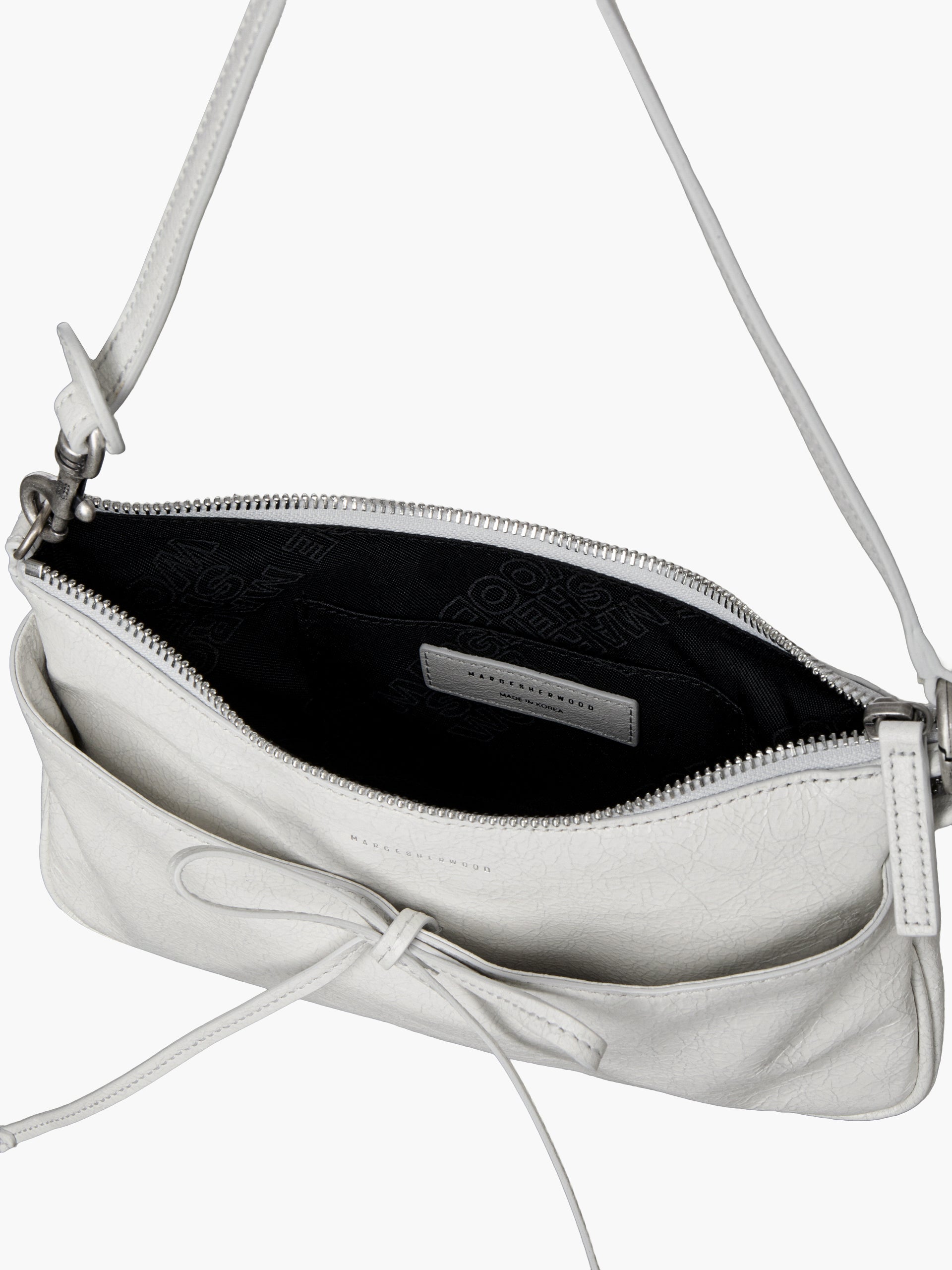 Marge Sherwood - Ribbon Pochette (Off White Cracked) product image 8 | TRAB K-Fashion Australia