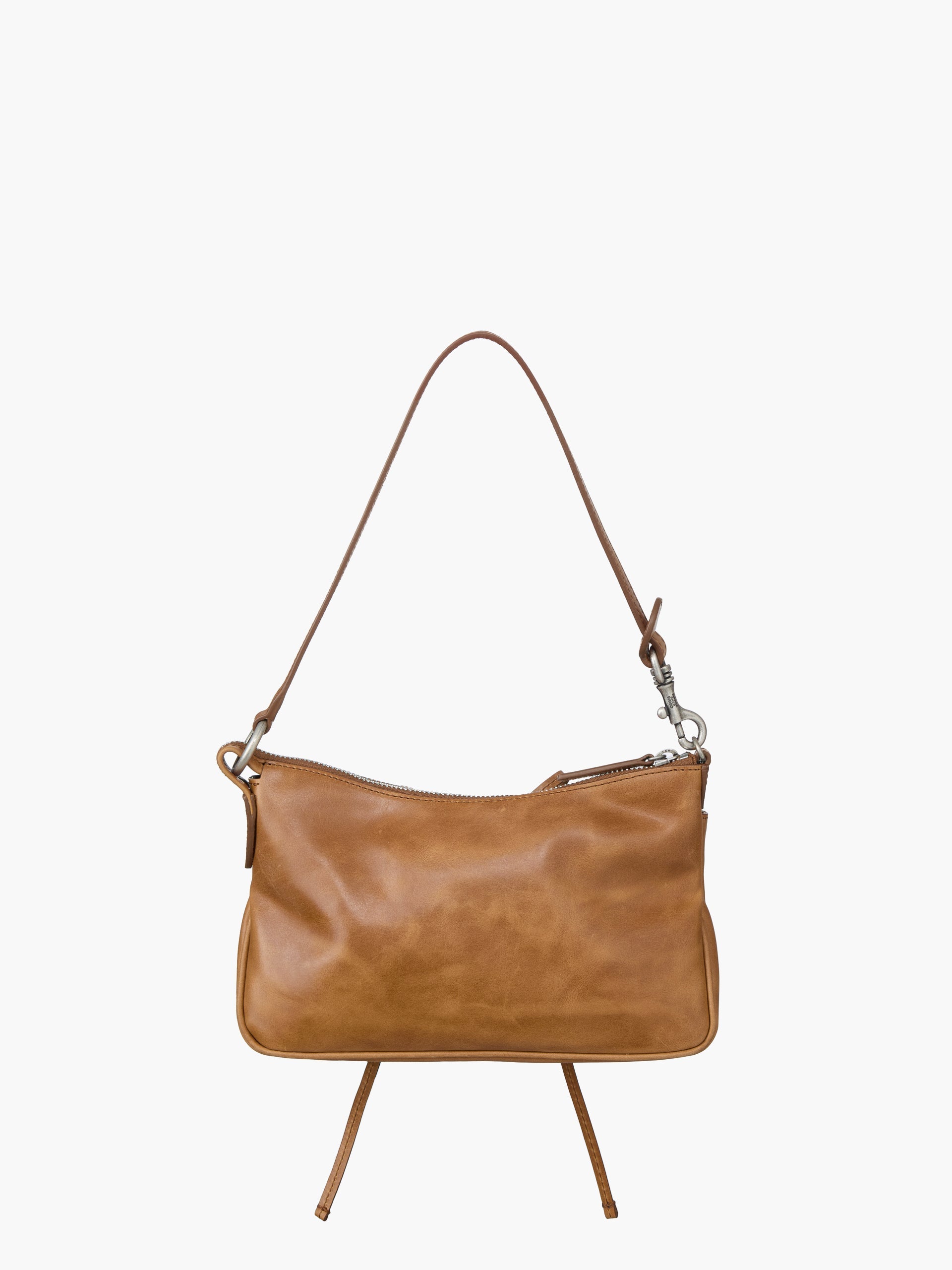 Marge Sherwood - Ribbon Pochette (Saddle Brown Pull-Up) product image 2 | TRAB K-Fashion Australia