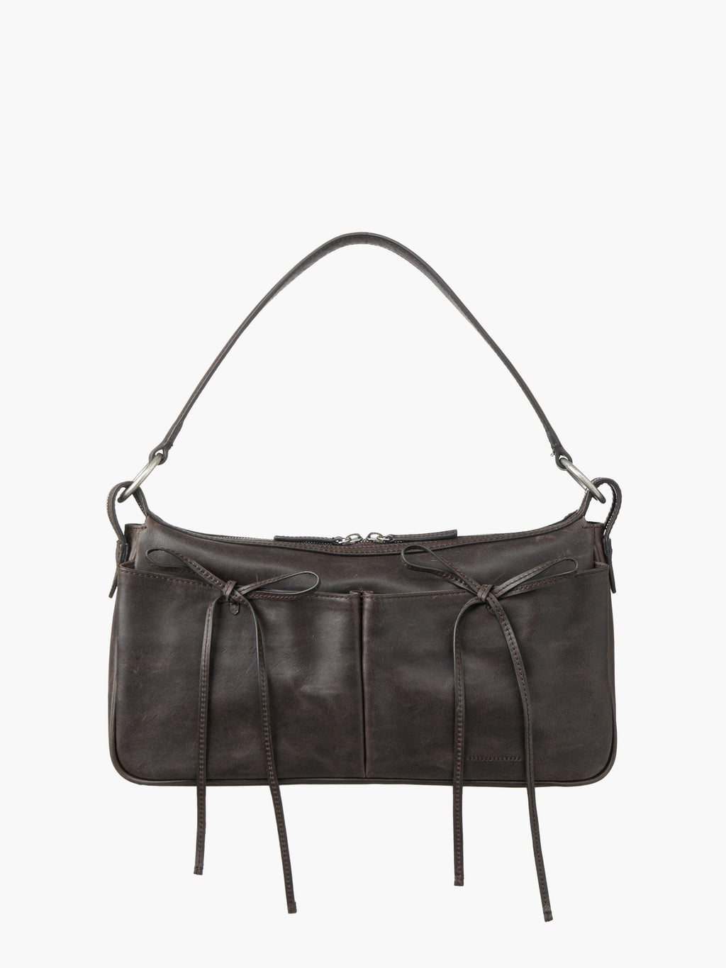 Marge Sherwood - Ribbon Pochette Large (Sepia Pull-Up) product image 4 | TRAB K-Fashion Australia