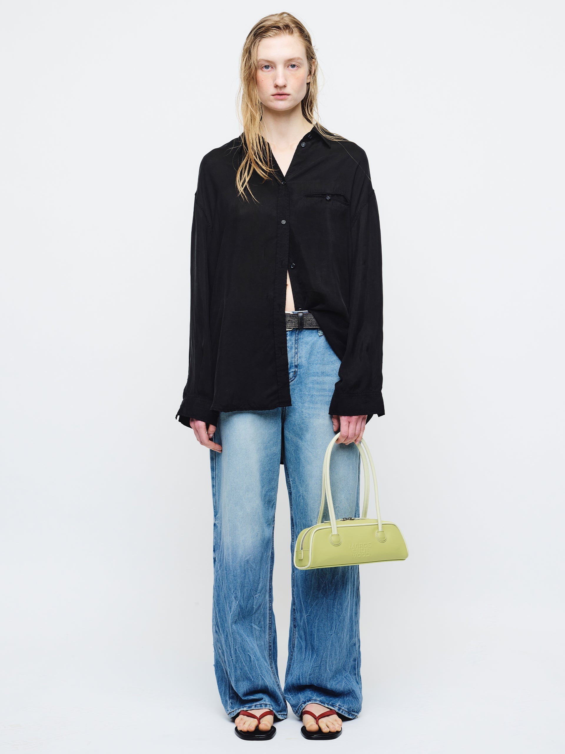 Marge Sherwood - Soft Boston Ew Mini Piping (Avocado+Soy Milk Plain) product image 3 | TRAB K-Fashion Australia