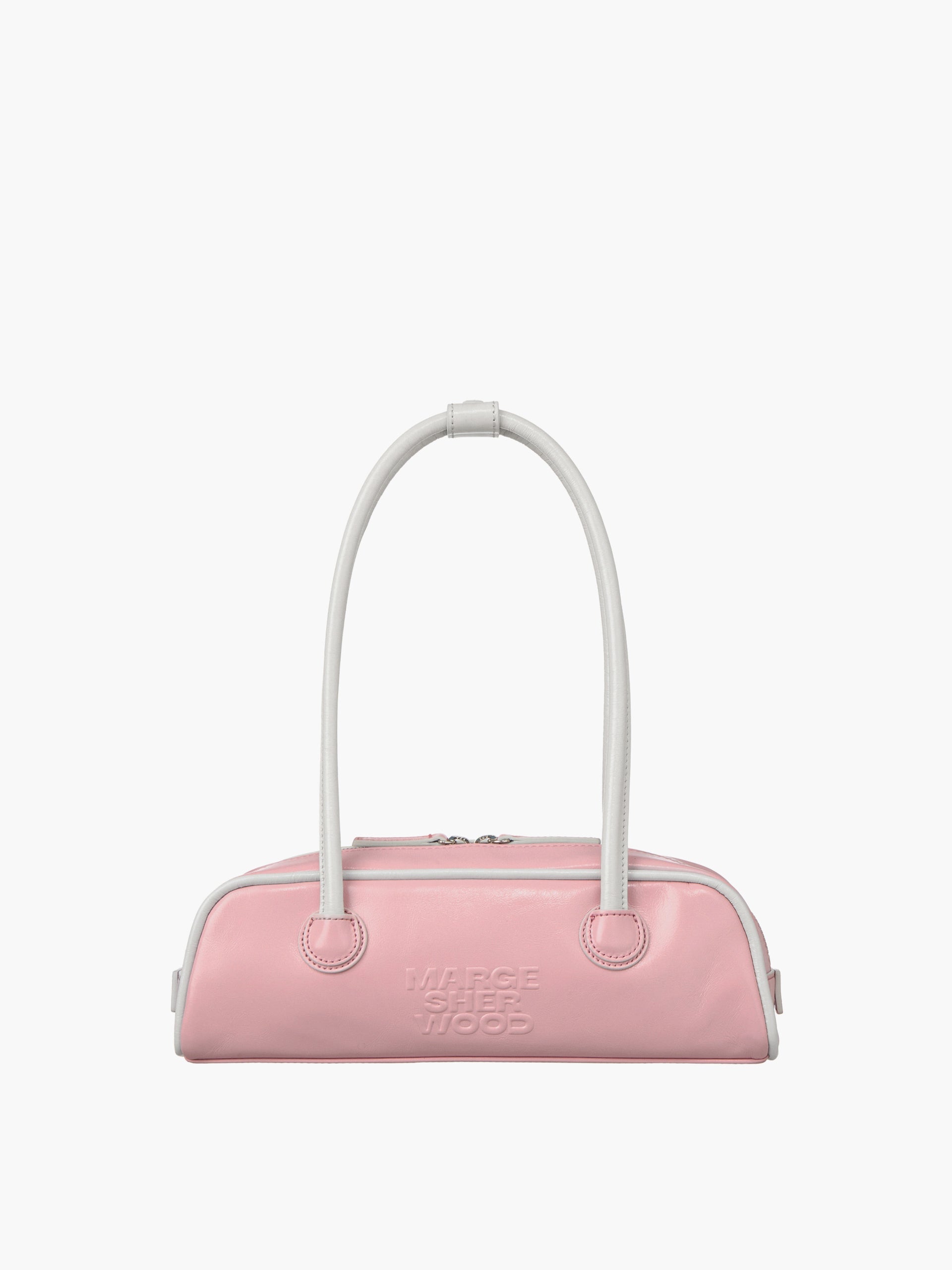 Marge Sherwood - Soft Boston Ew Mini Piping (Baby Pink+Light Grey Crinkle) product image 1 | TRAB K-Fashion Australia