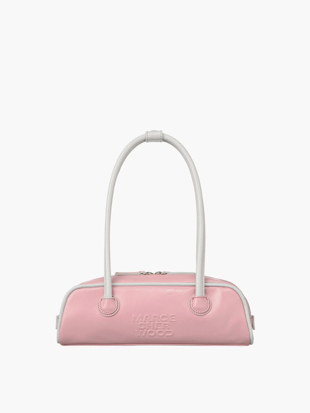 Marge Sherwood - Soft Boston Ew Mini Piping (Baby Pink+Light Grey Crinkle) product image 1 | TRAB K-Fashion Australia