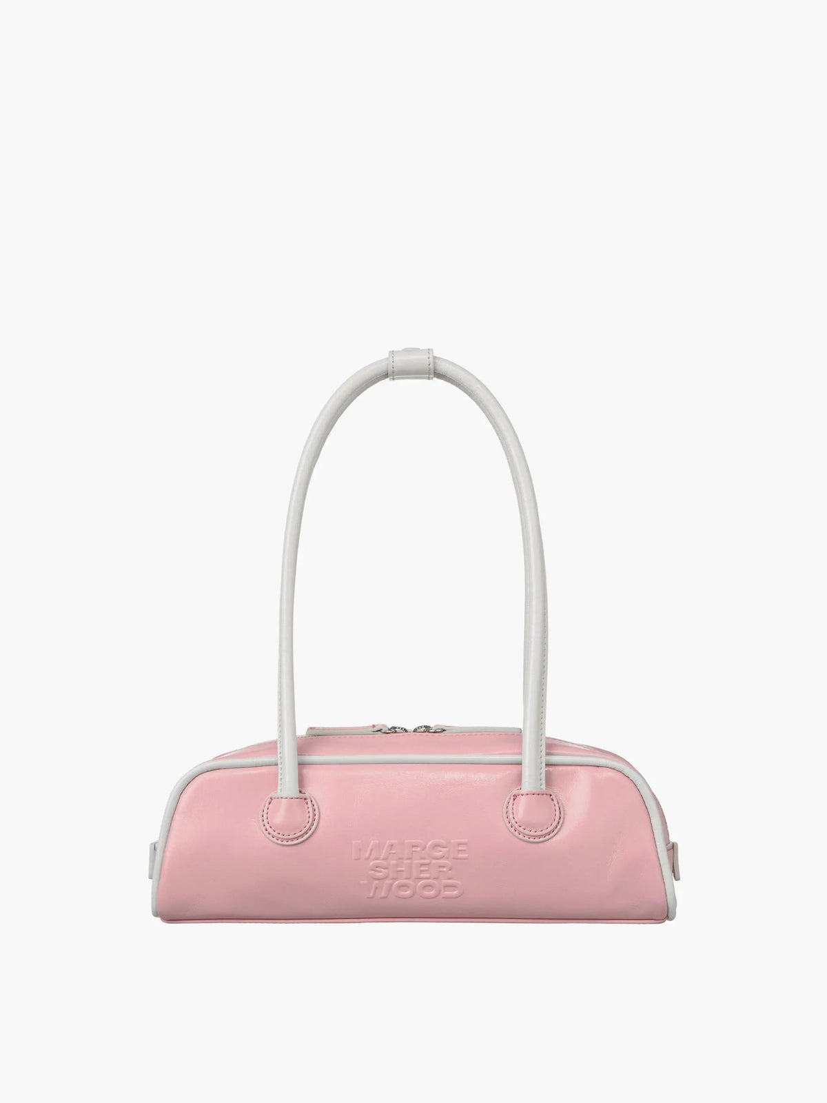 Marge Sherwood - Soft Boston Ew Mini Piping (Baby Pink+Light Grey Crinkle) product image 1 | TRAB K-Fashion Australia
