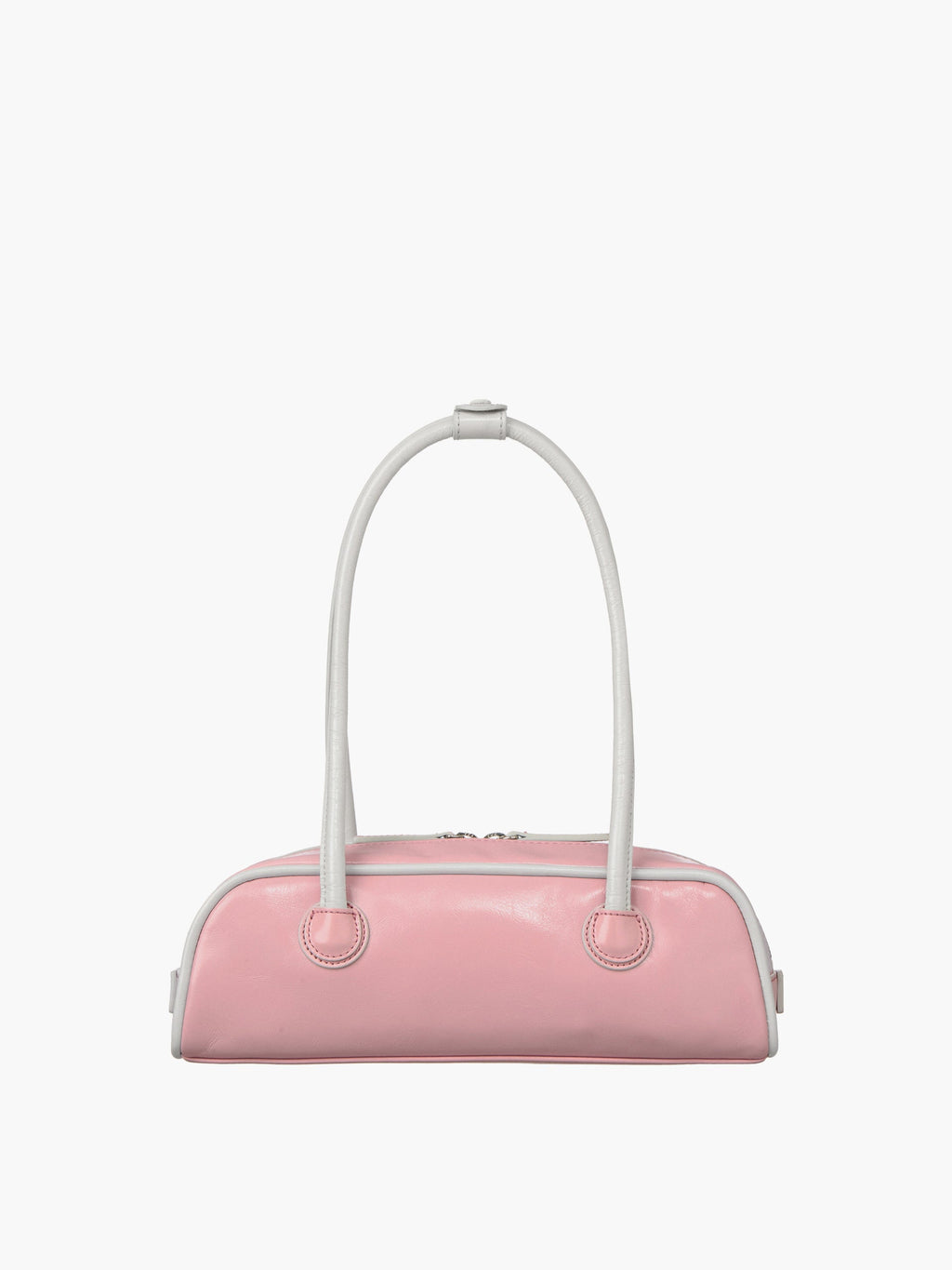Marge Sherwood - Soft Boston Ew Mini Piping (Baby Pink+Light Grey Crinkle) product image 4 | TRAB K-Fashion Australia