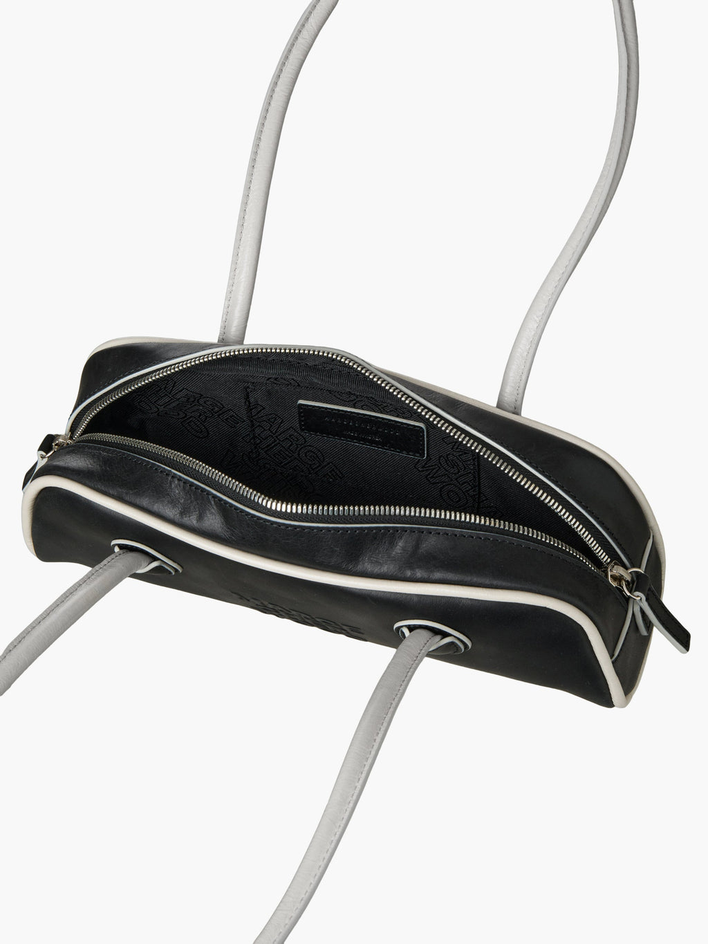 Marge Sherwood - Soft Boston Ew Mini Piping (Black Pull-Up+Light Grey Crinkle) product image 6 | TRAB K-Fashion Australia