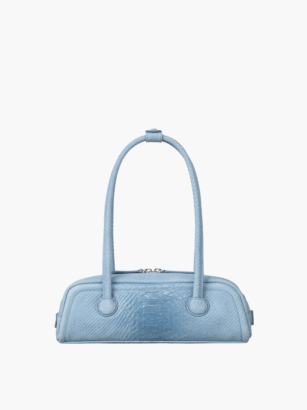 Marge Sherwood - Soft Boston Ew Mini (Blue Python Effect Suede) product image 4 | TRAB K-Fashion Australia