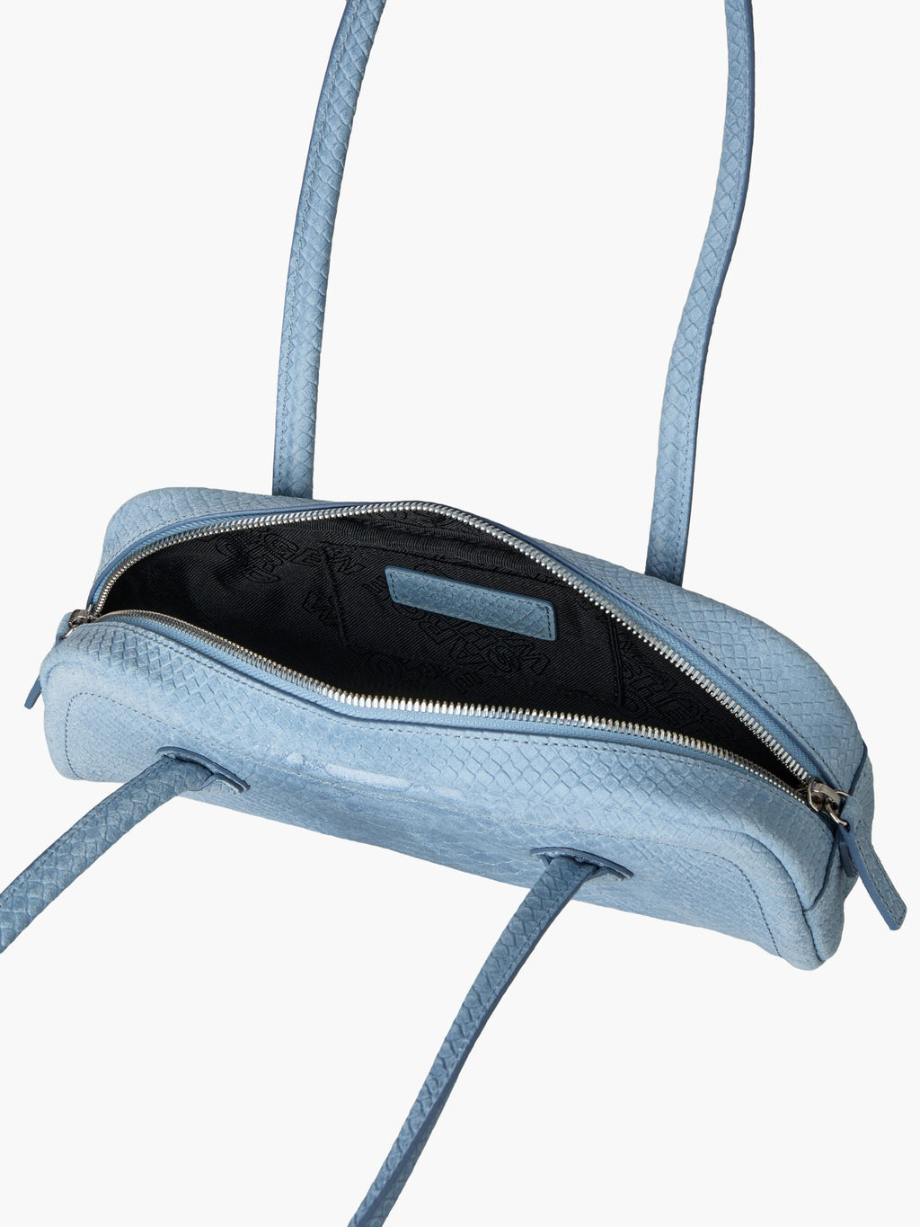 Marge Sherwood - Soft Boston Ew Mini (Blue Python Effect Suede) product image 6 | TRAB K-Fashion Australia