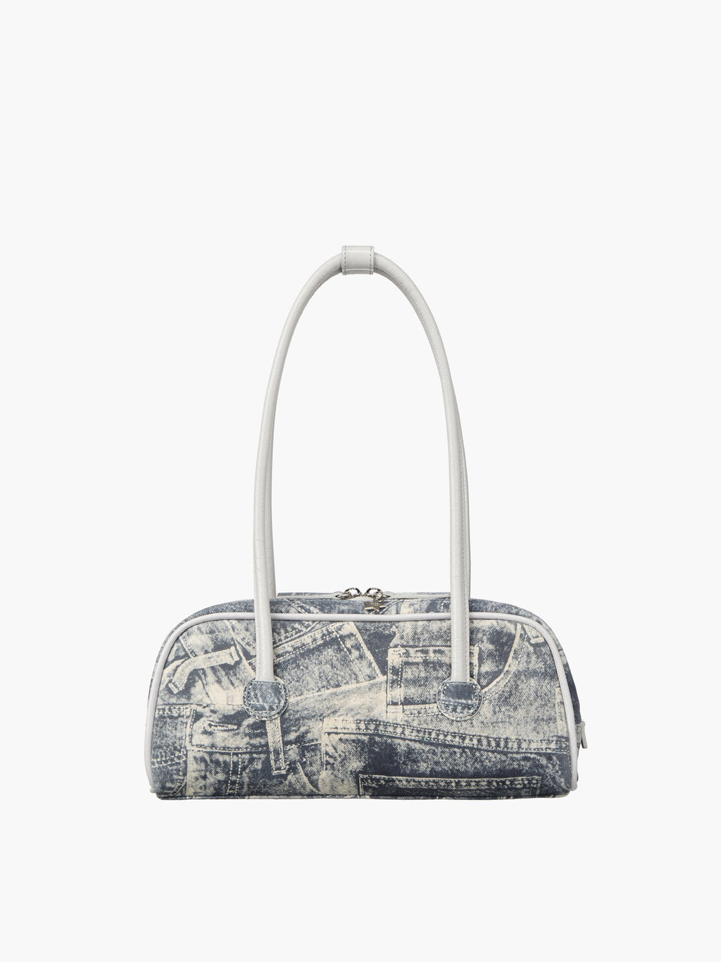 Marge Sherwood - Soft Boston Ew Piping (Light Grey Printed Suede+Crinkle) product image 1 | TRAB K-Fashion Australia