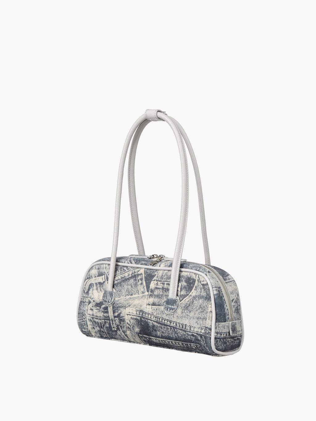 Marge Sherwood - Soft Boston Ew Piping (Light Grey Printed Suede+Crinkle) product image 5 | TRAB K-Fashion Australia