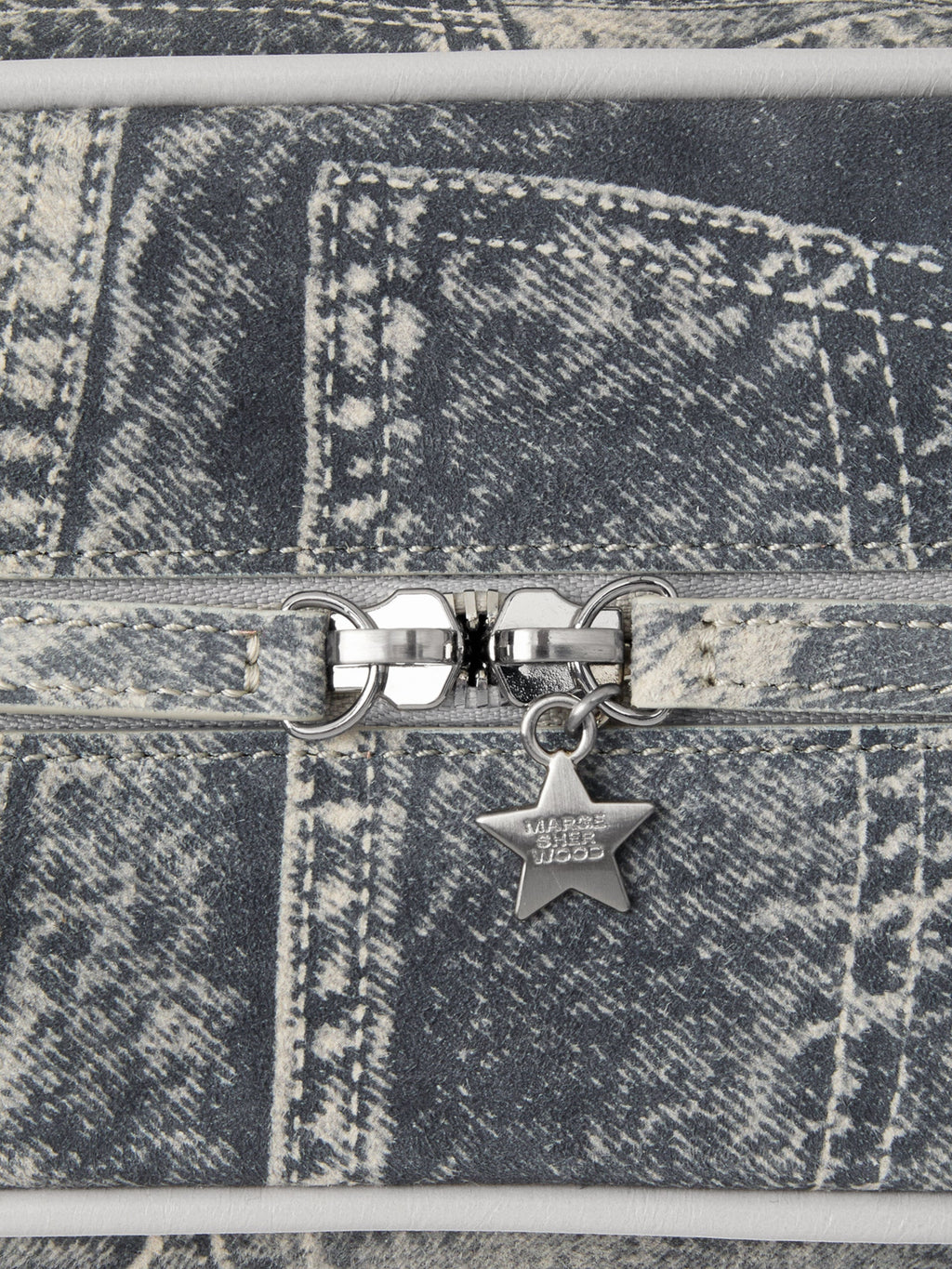 Marge Sherwood - Soft Boston Ew Piping (Light Grey Printed Suede+Crinkle) product image 7 | TRAB K-Fashion Australia