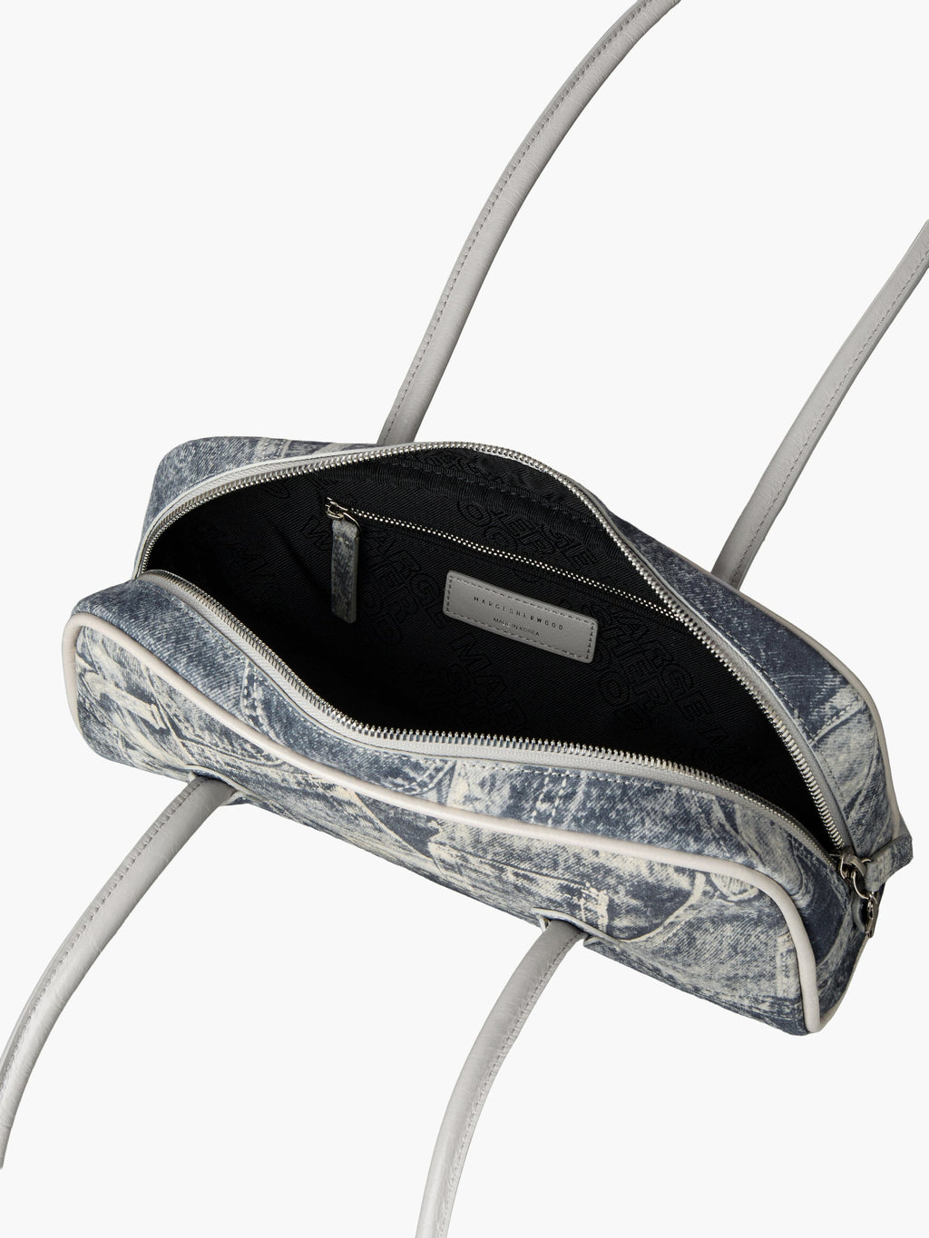 Marge Sherwood - Soft Boston Ew Piping (Light Grey Printed Suede+Crinkle) product image 8 | TRAB K-Fashion Australia