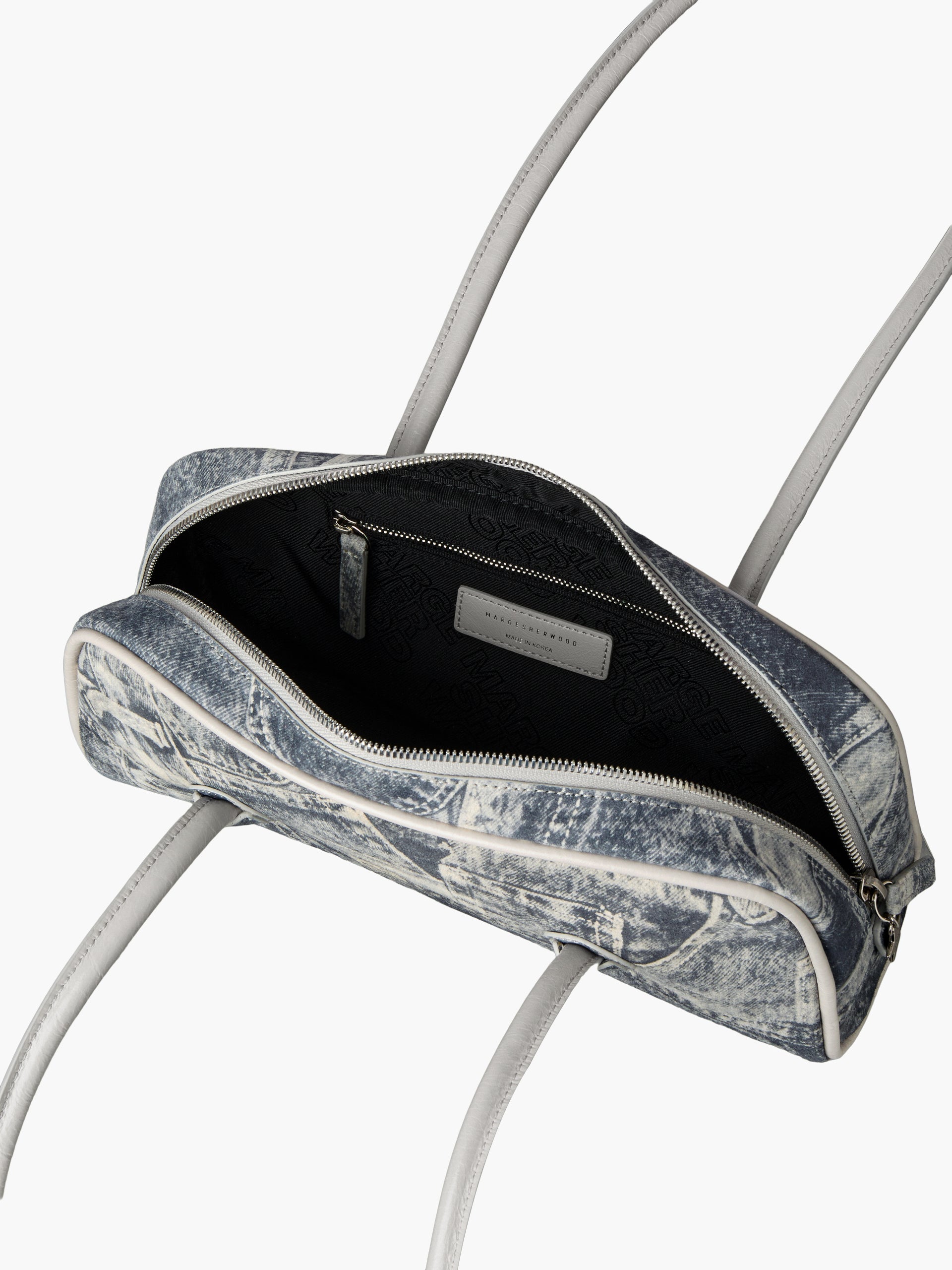 Marge Sherwood - Soft Boston Ew Piping (Light Grey Printed Suede+Crinkle) product image 8 | TRAB K-Fashion Australia