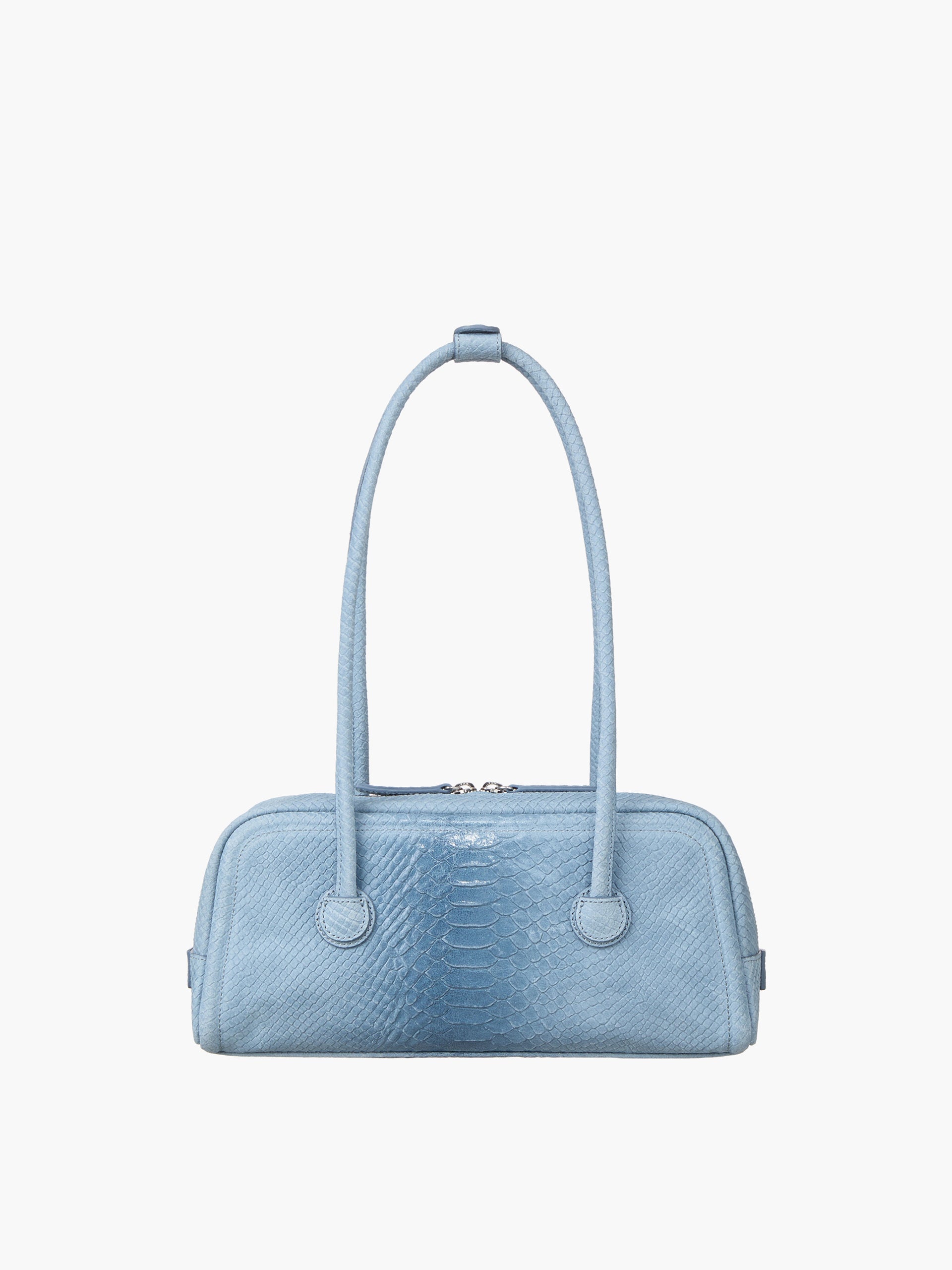 Marge Sherwood - Soft Boston Ew (Blue Python Effect Suede) product image 4 | TRAB K-Fashion Australia