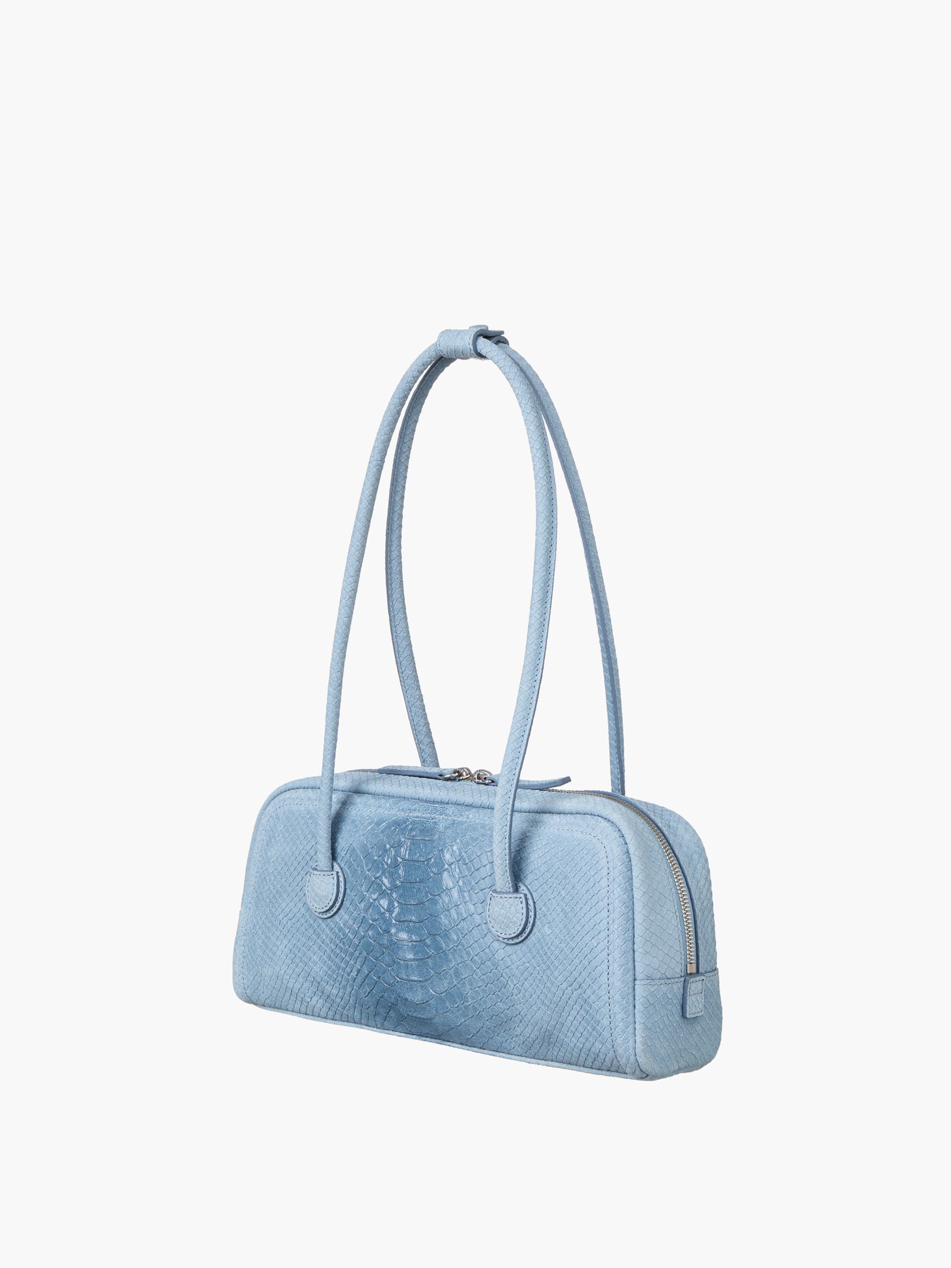 Marge Sherwood - Soft Boston Ew (Blue Python Effect Suede) product image 5 | TRAB K-Fashion Australia