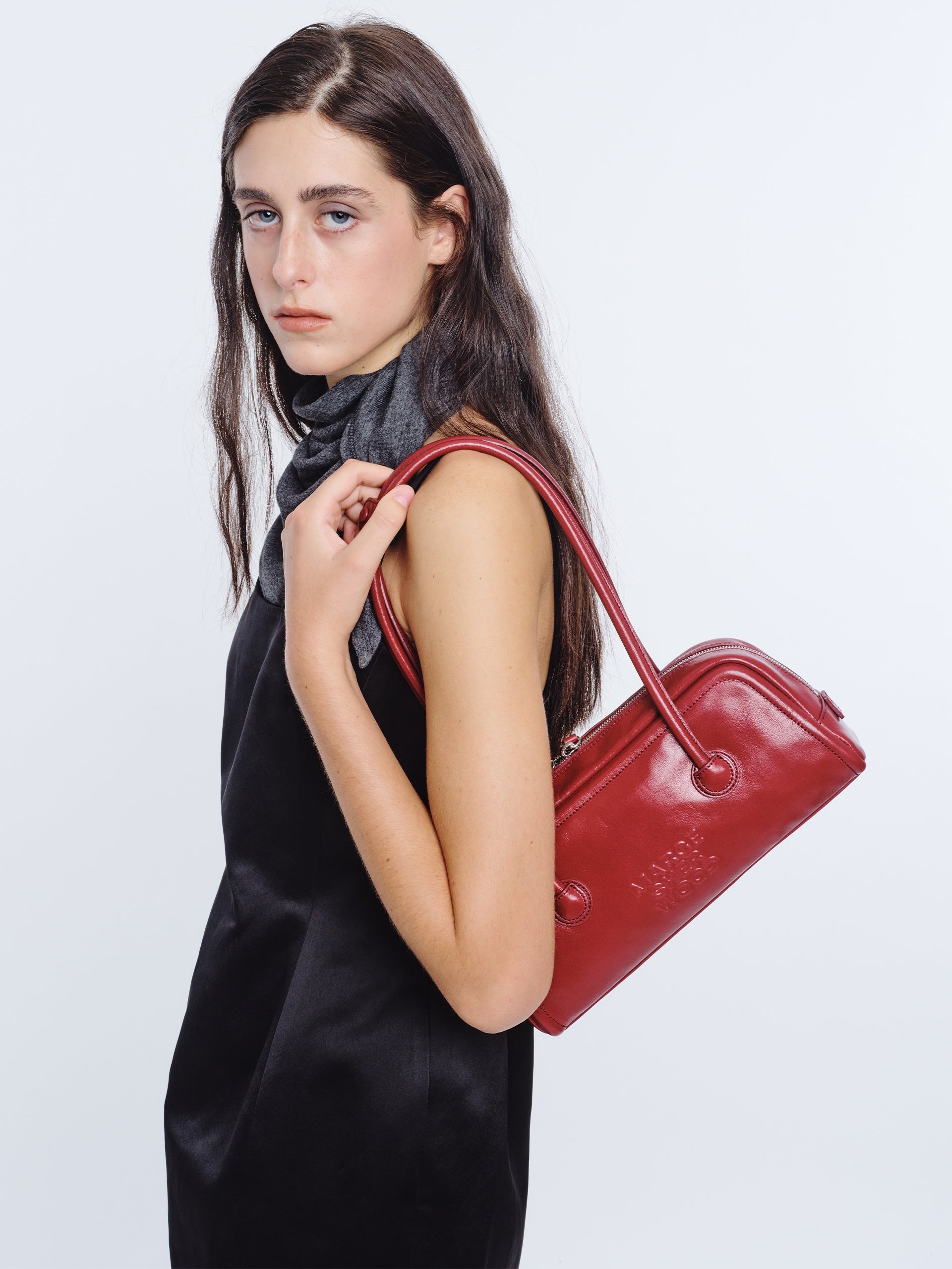 Marge Sherwood - Soft Boston Ew (Wine Glossy Plain) product image 2 | TRAB K-Fashion Australia