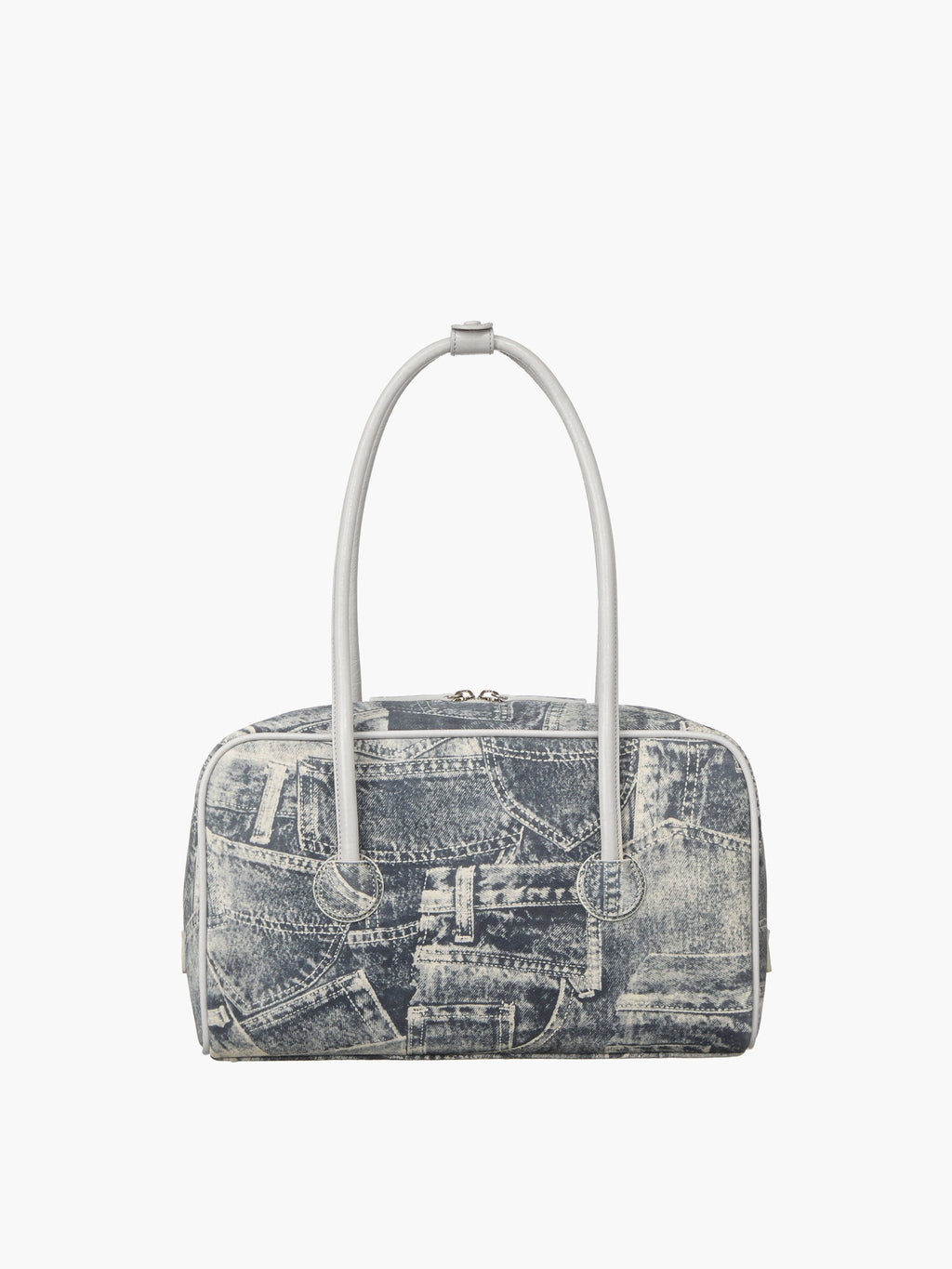 Marge Sherwood - Soft Boston Piping (Light Grey Printed Suede+Crinkle) product image 2 | TRAB K-Fashion Australia