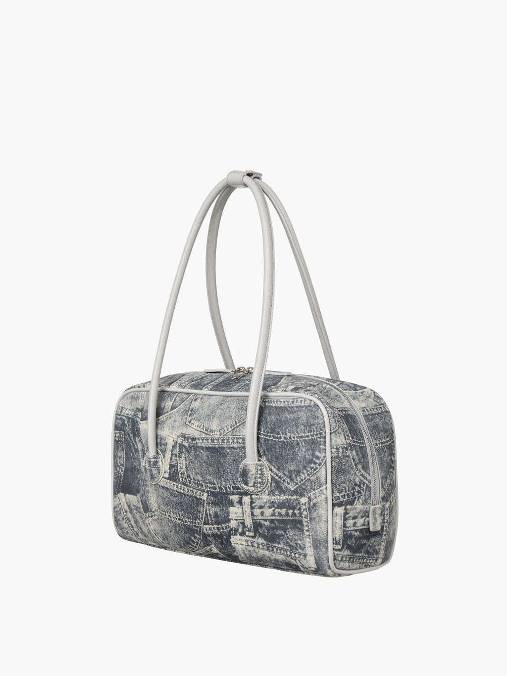Marge Sherwood - Soft Boston Piping (Light Grey Printed Suede+Crinkle) product image 3 | TRAB K-Fashion Australia