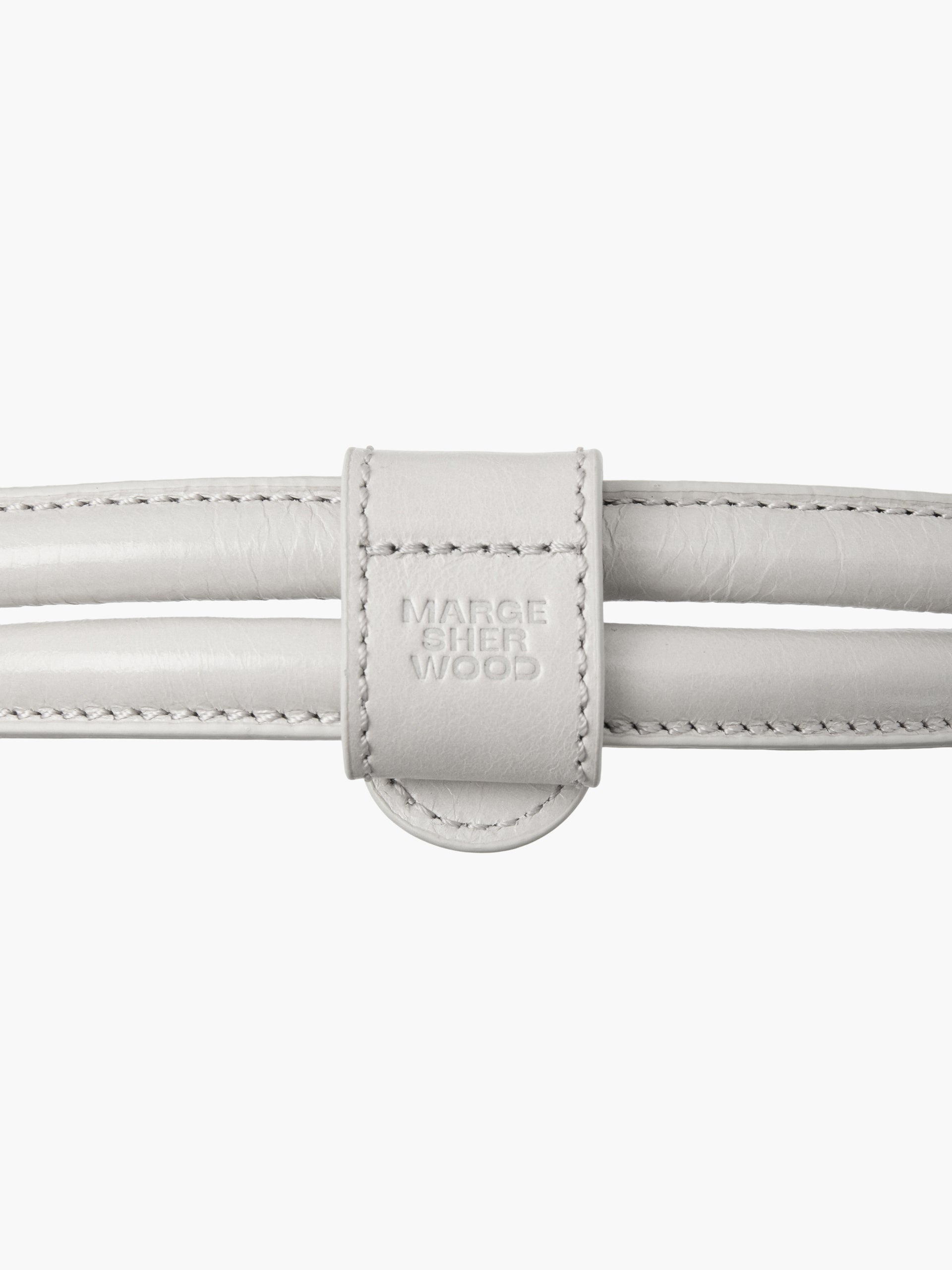 Marge Sherwood - Soft Boston Piping (Light Grey Printed Suede+Crinkle) product image 5 | TRAB K-Fashion Australia