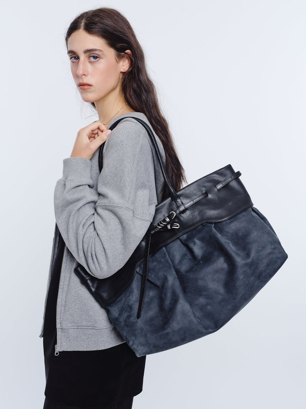 Marge Sherwood - Soft Grandma Layered Bag (Black Naked) product image 2 | TRAB K-Fashion Australia