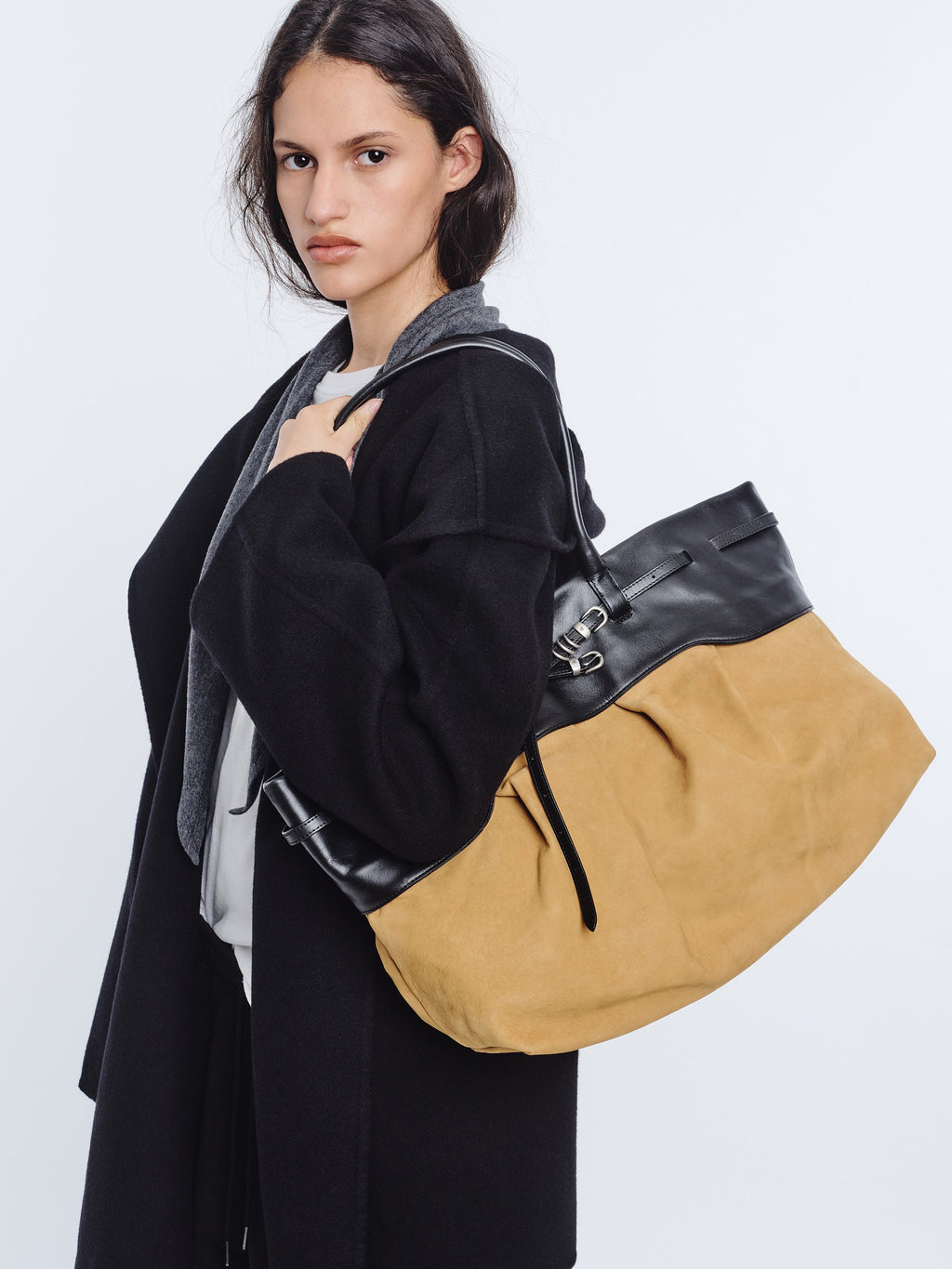 Marge Sherwood - Soft Grandma Layered Bag (Camel Naked) product image 2 | TRAB K-Fashion Australia