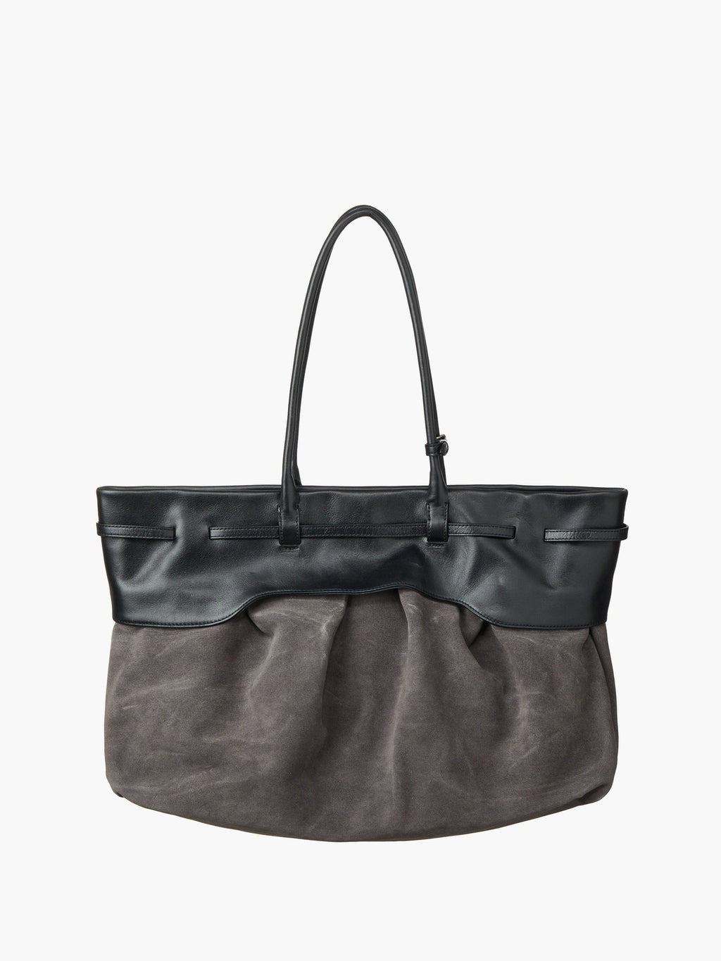 Marge Sherwood - Soft Grandma Layered Bag (Grey Suede) product image 5 | TRAB K-Fashion Australia