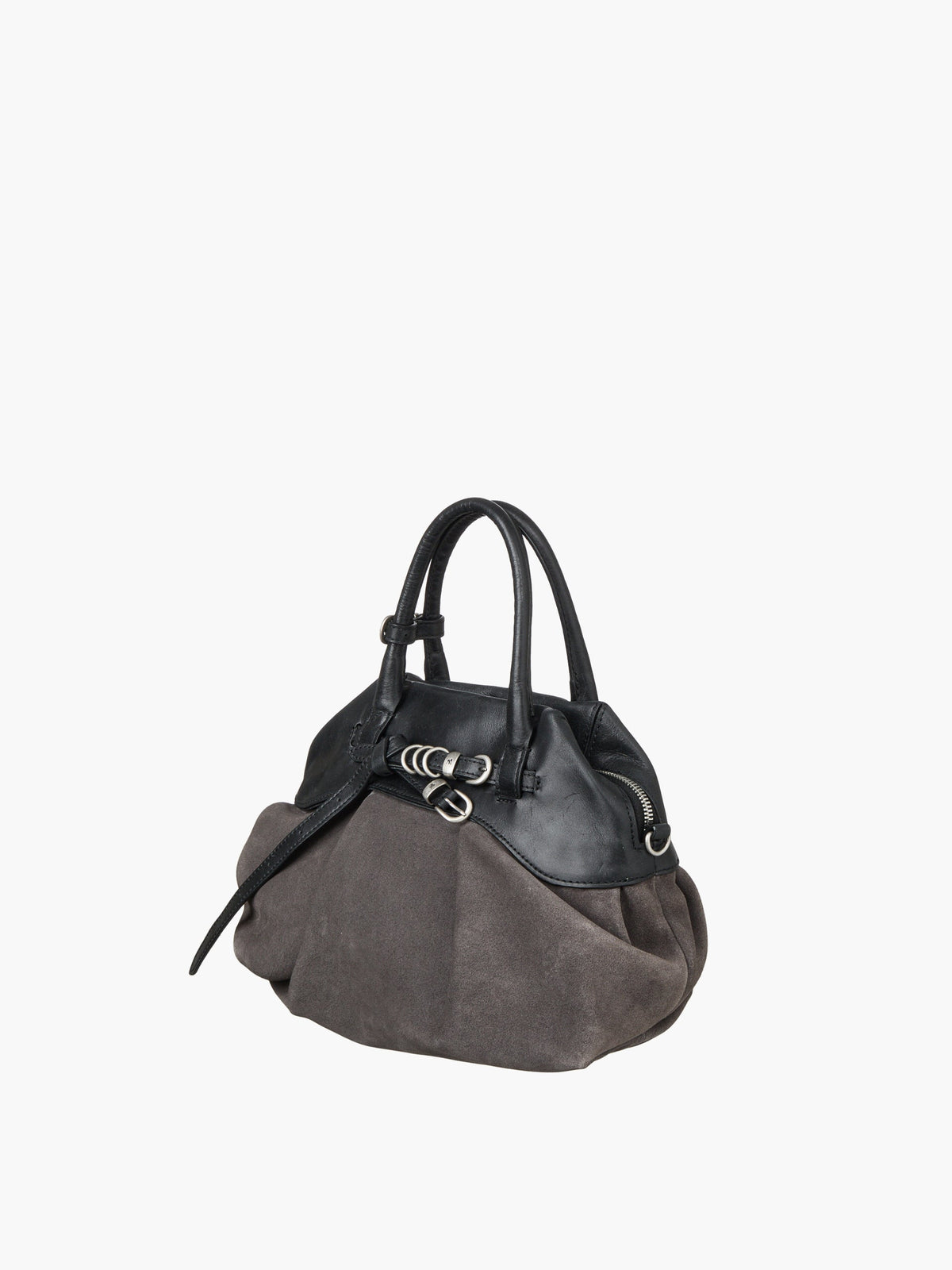 Marge Sherwood - Soft Grandma Layered Mini Bag (Grey Suede) product image 6 | TRAB K-Fashion Australia