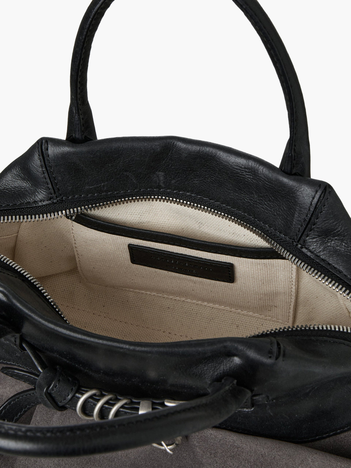 Marge Sherwood - Soft Grandma Layered Mini Bag (Grey Suede) product image 10 | TRAB K-Fashion Australia