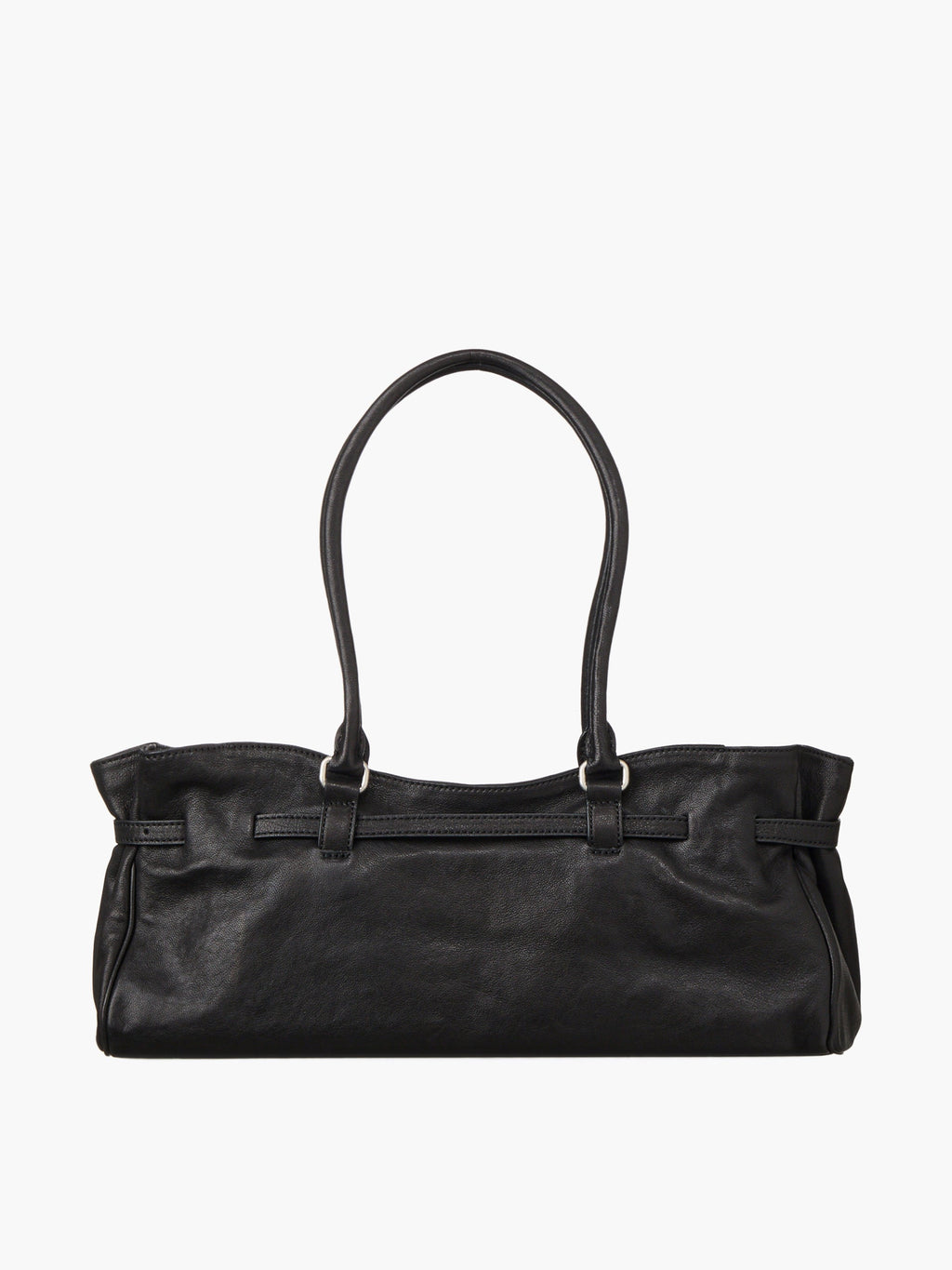 Marge Sherwood - Soft Grandma Shoulder Bag (Black Washed Nappa) product image 5 | TRAB K-Fashion Australia