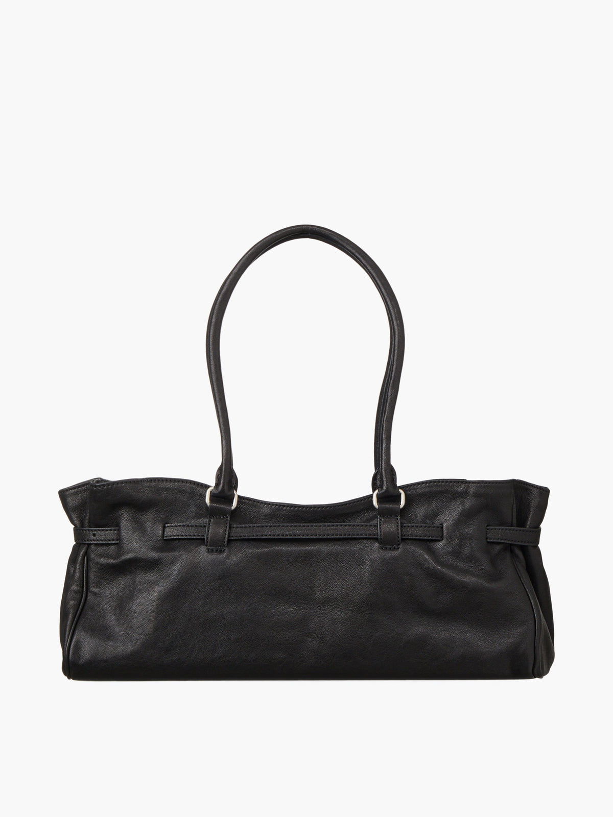 Marge Sherwood - Soft Grandma Shoulder Bag (Black Washed Nappa) product image 5 | TRAB K-Fashion Australia