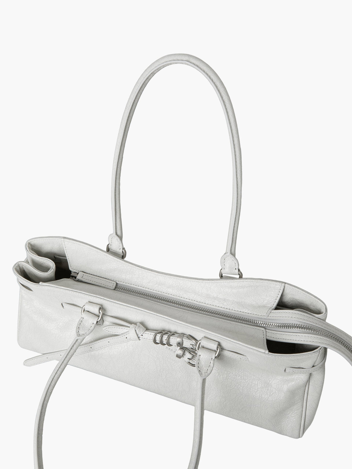 Marge Sherwood - Soft Grandma Shoulder Bag (Off White Cracked) product image 7 | TRAB K-Fashion Australia
