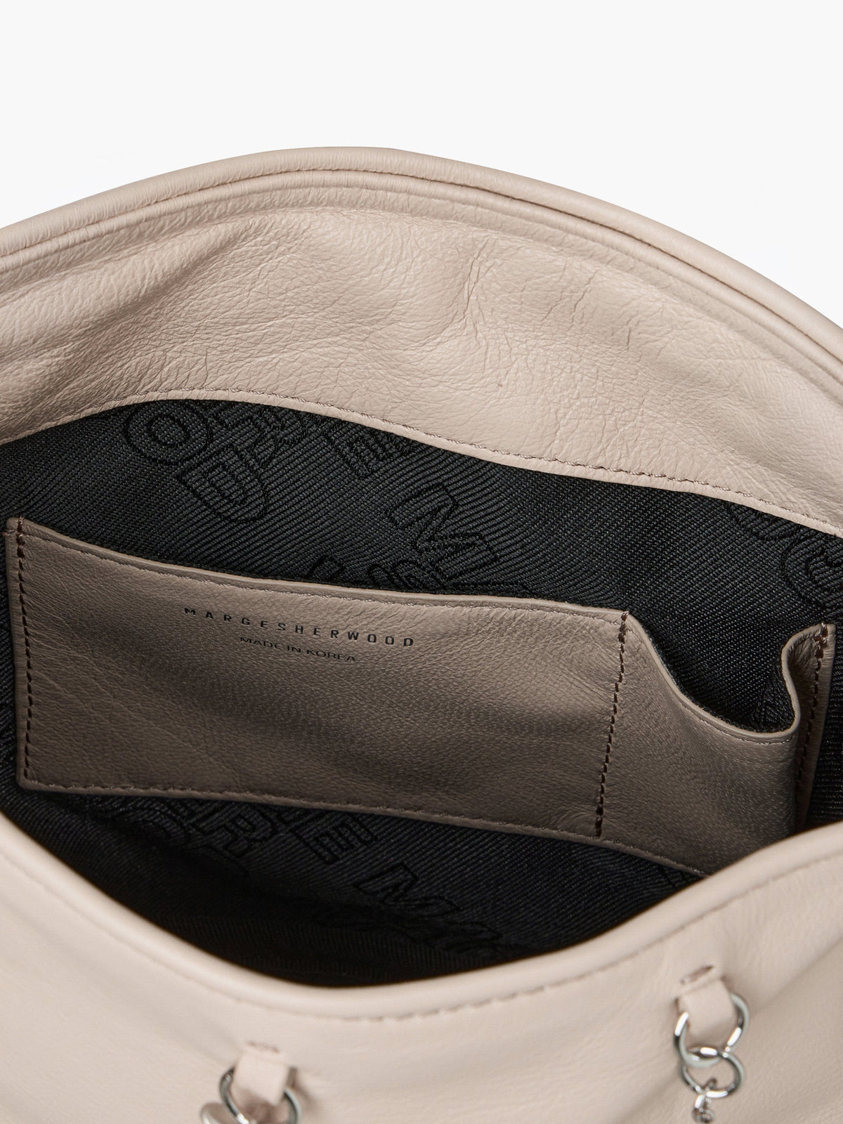 Marge Sherwood - Wired Bucket (Almond Milk Airy Nappa) product image 8 | TRAB K-Fashion Australia