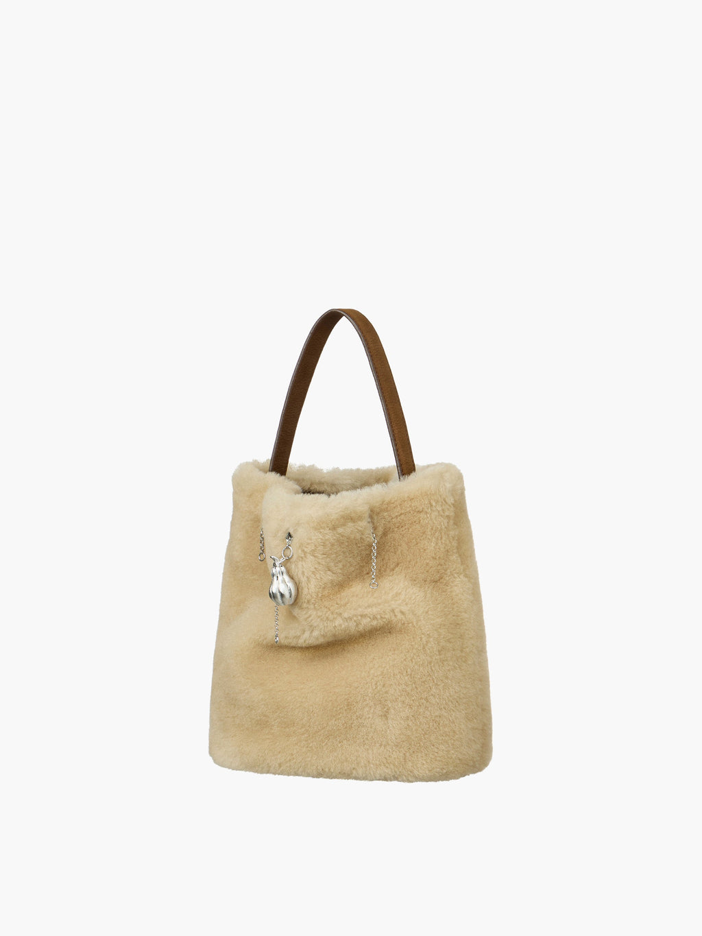 Marge Sherwood - Wired Bucket (Beige Shearling+Chestnut Nubuck) product image 6 | TRAB K-Fashion Australia