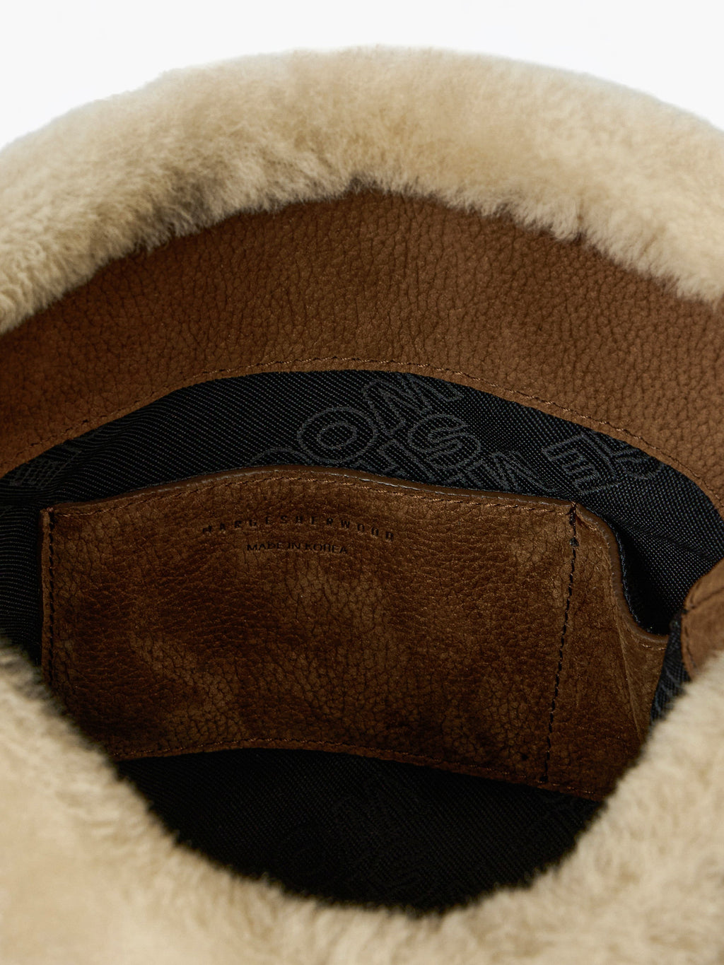 Marge Sherwood - Wired Bucket (Beige Shearling+Chestnut Nubuck) product image 9 | TRAB K-Fashion Australia