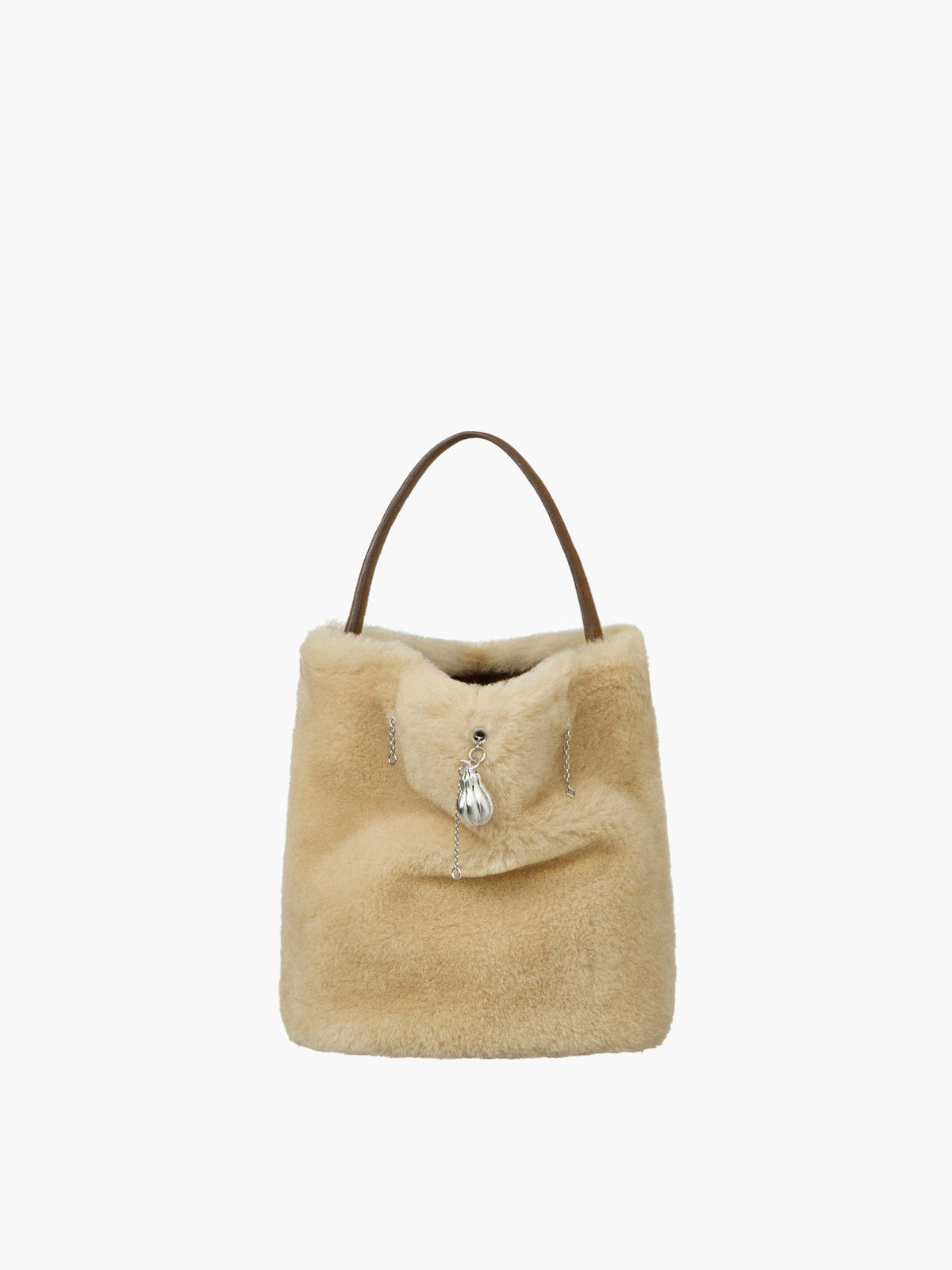 Marge Sherwood - Wired Bucket (Beige Shearling+Chestnut Nubuck) product image 4 | TRAB K-Fashion Australia