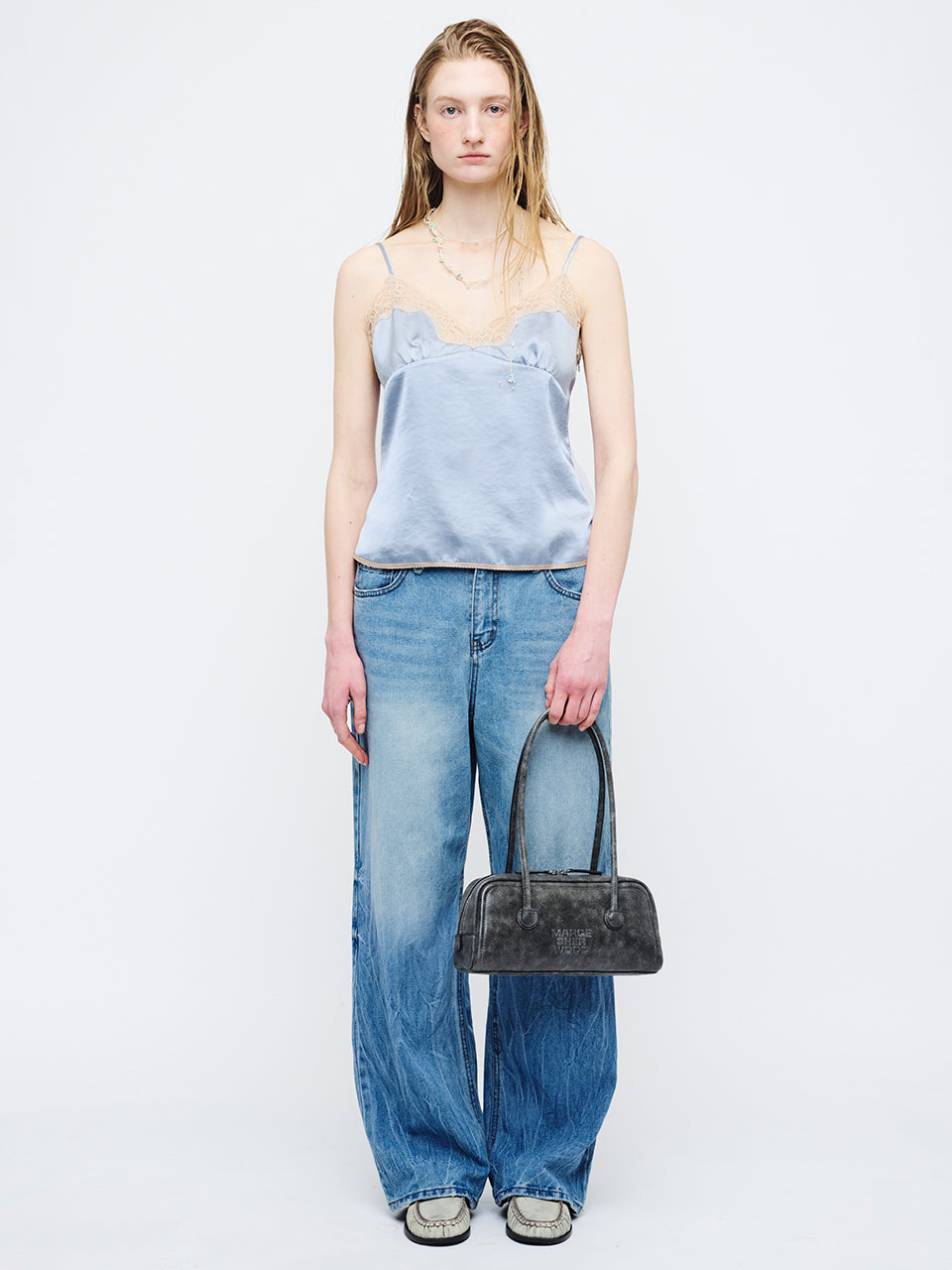 Marge Sherwood - Soft Boston Ew (White+Grey Two-Tone Cracked) product image 3 | TRAB K-Fashion Australia
