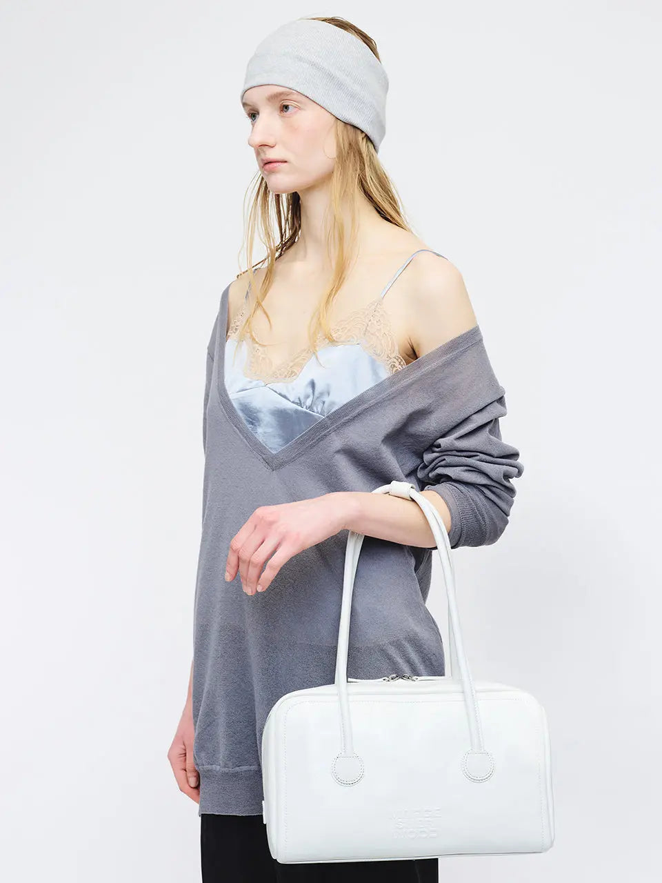 Marge Sherwood - Soft Boston (White Crinkle) product image 2 | TRAB K-Fashion Australia