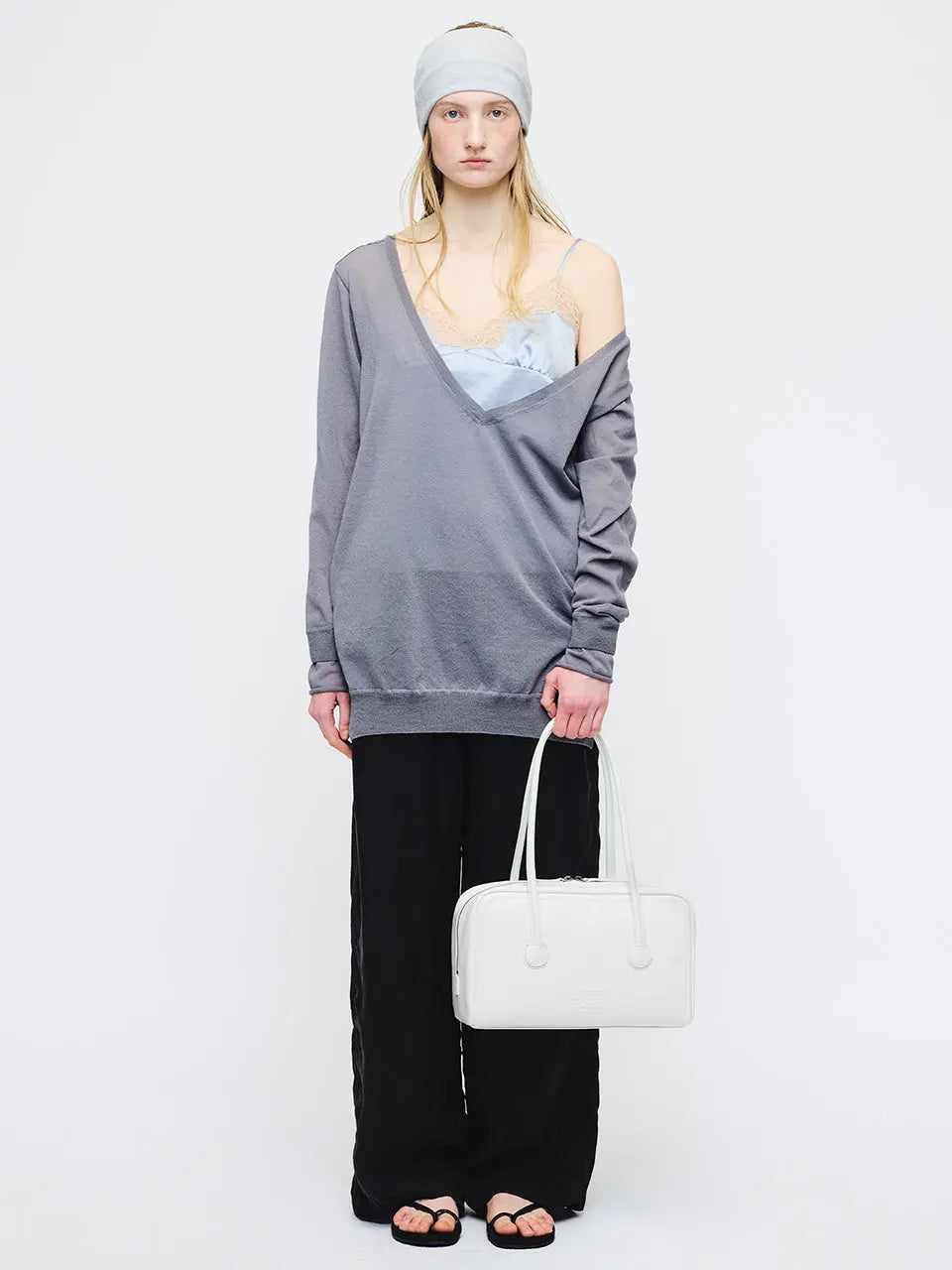 Marge Sherwood - Soft Boston (White Crinkle) product image 3 | TRAB K-Fashion Australia