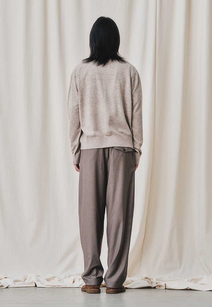 Art if acts - Wool Side Two Tuck Pants (Brown) product image 5 | TRAB K-Fashion Australia