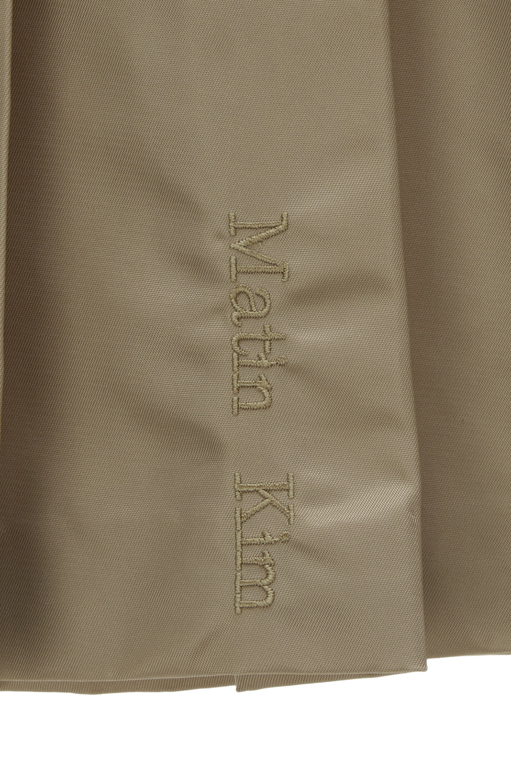 Matin Kim - Lowrise Pleats Mini Skirt (Beige) product image 4 | TRAB K-Fashion Australia