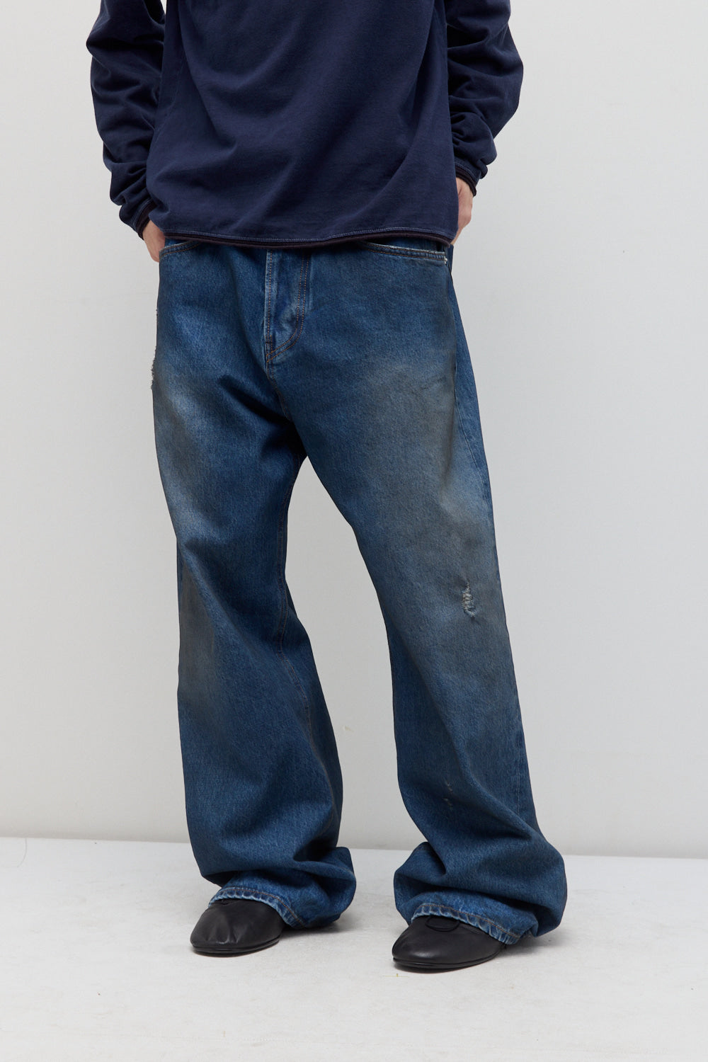 Hatchingroom - Regular Selvedge Jeans (Dusty Blue) product image 10 | TRAB K-Fashion Australia
