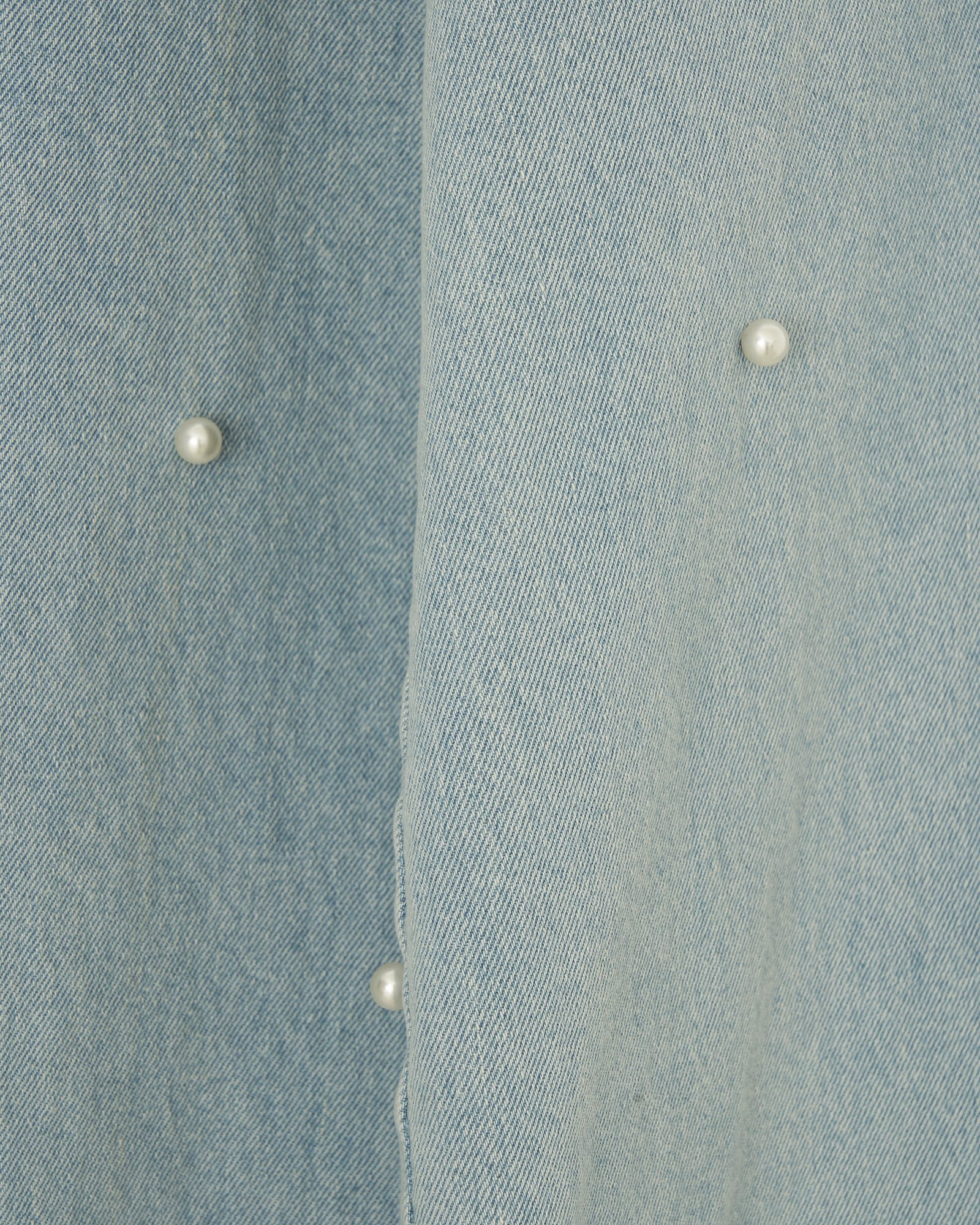 Kimhe Kim - Pearl Embellished Balloon Fit Jeans (Sky Blue) product image 14 | TRAB K-Fashion Australia