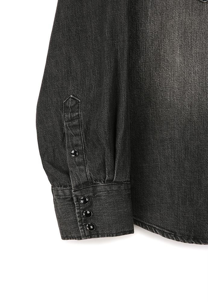 Art if acts - Western Denim Shirt_Japanese Fabric (Used Black) product image 14 | TRAB K-Fashion Australia