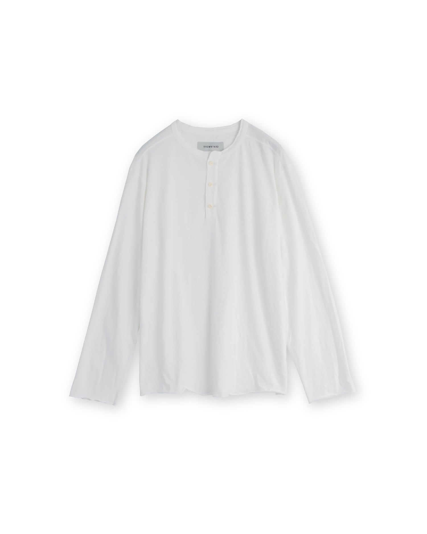 Brownyard - Henley Neck Long Sleeve (Ivory) product image 5 | TRAB K-Fashion Australia